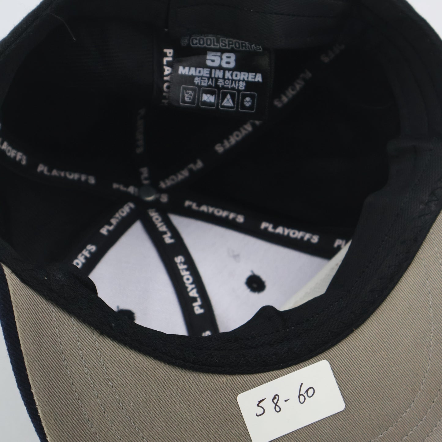 "COOL SPORTS" Eagle '23' Fitted Cap - Navy/Black (Size 58)