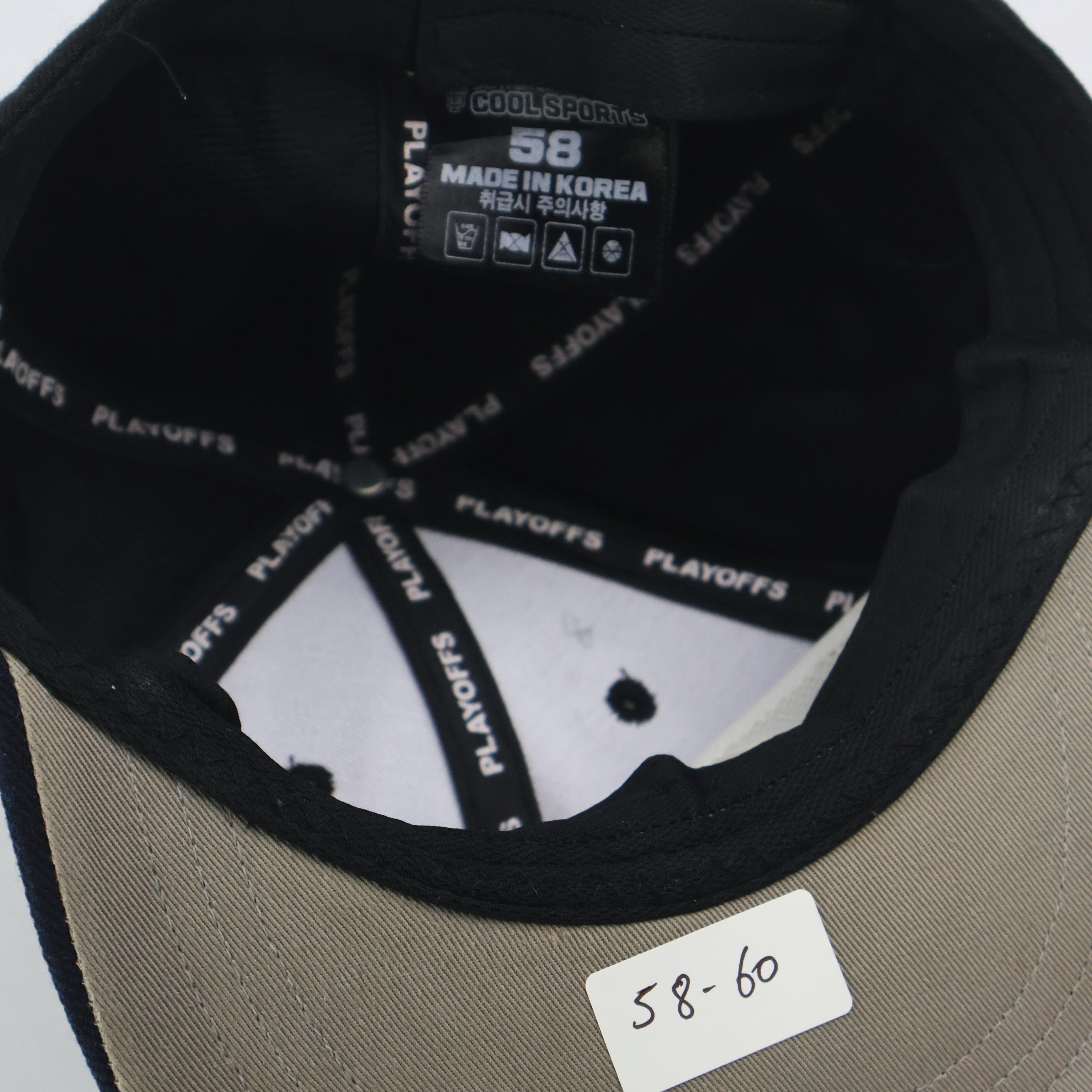 "COOL SPORTS" Eagle '23' Fitted Cap - Navy/Black (Size 58)
