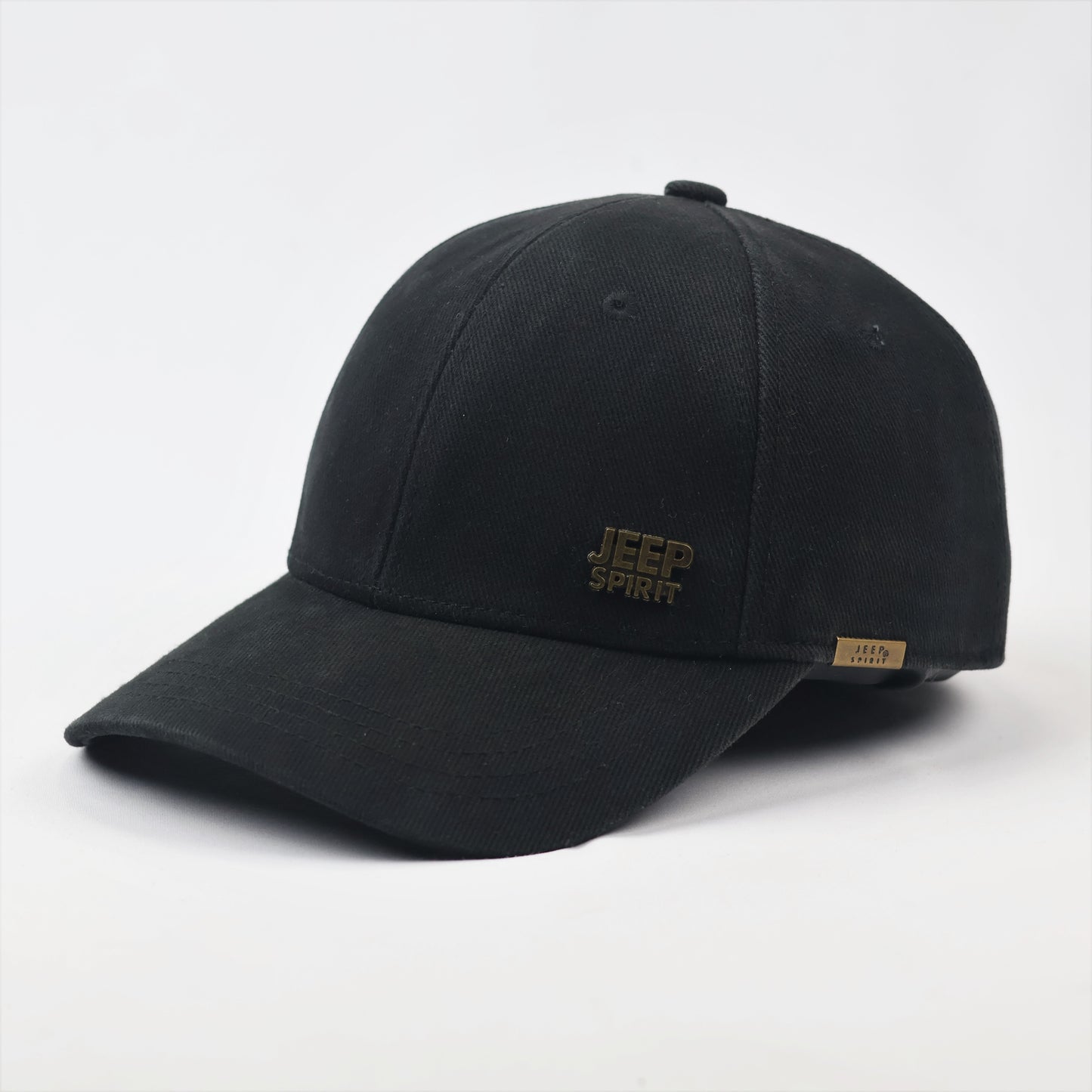 Jeep Spirit Vintage Black Thrifted Baseball Cap - 100% Cotton