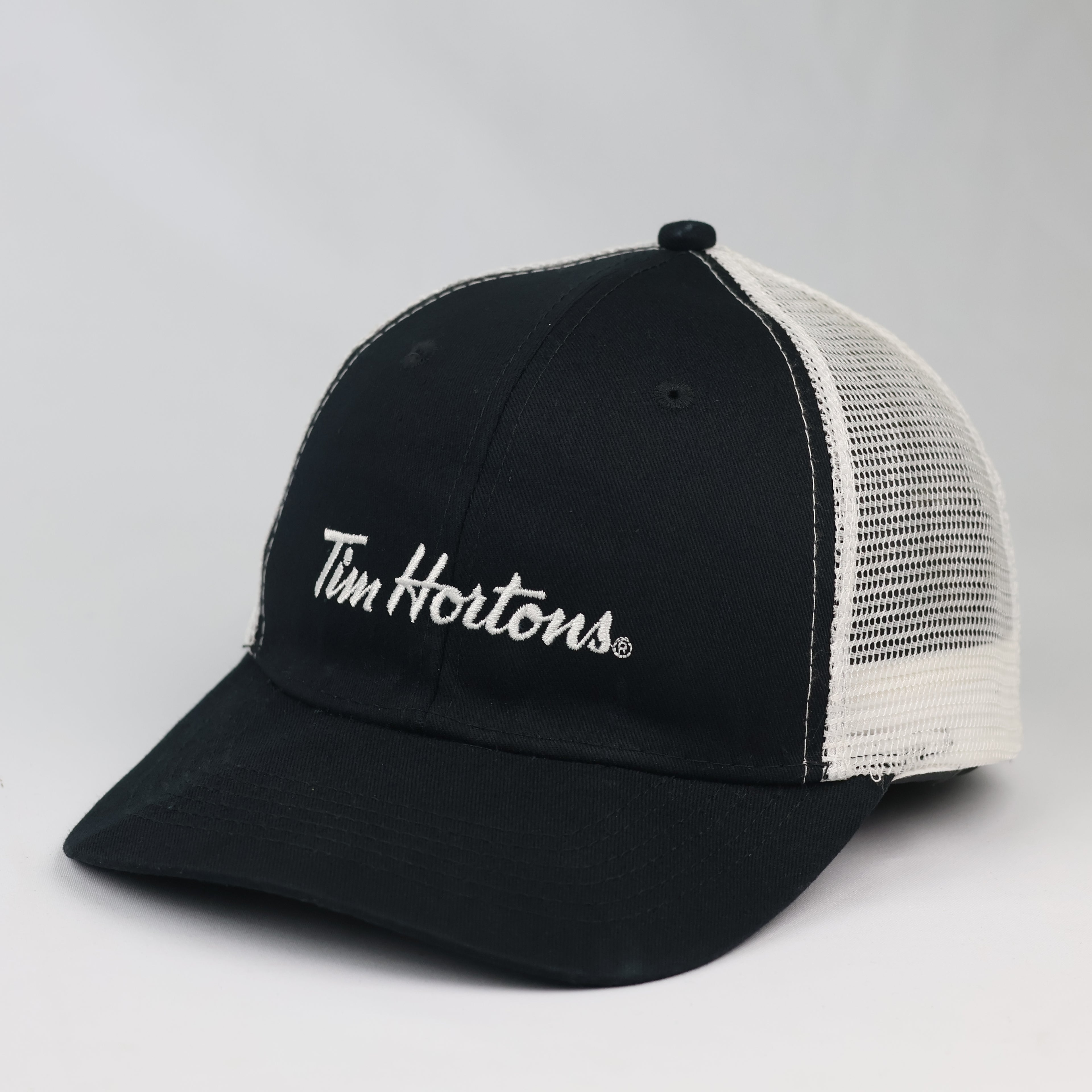 Tim Hortons Classic Black Mesh Trucker Hat