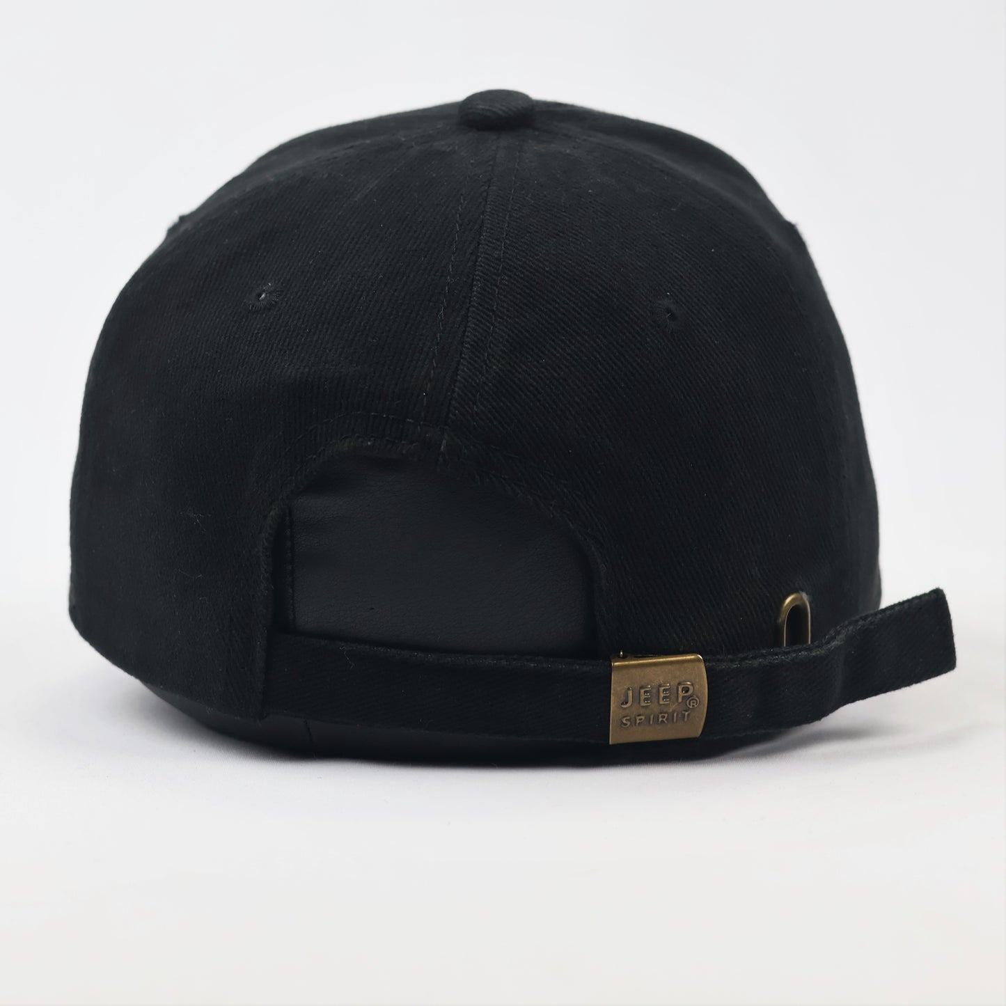 Jeep Spirit Vintage Black Thrifted Baseball Cap - 100% Cotton