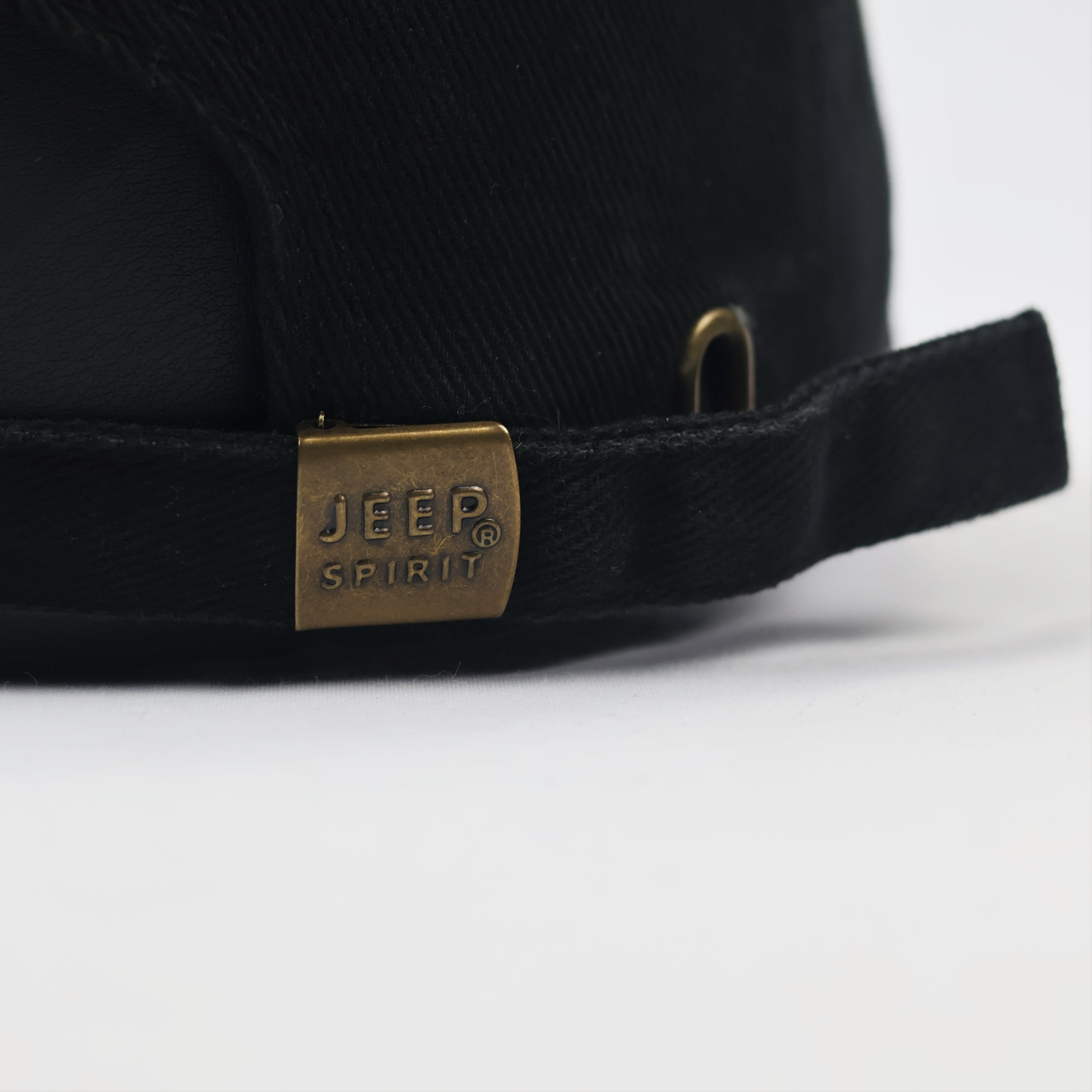 Jeep Spirit Vintage Black Thrifted Baseball Cap - 100% Cotton