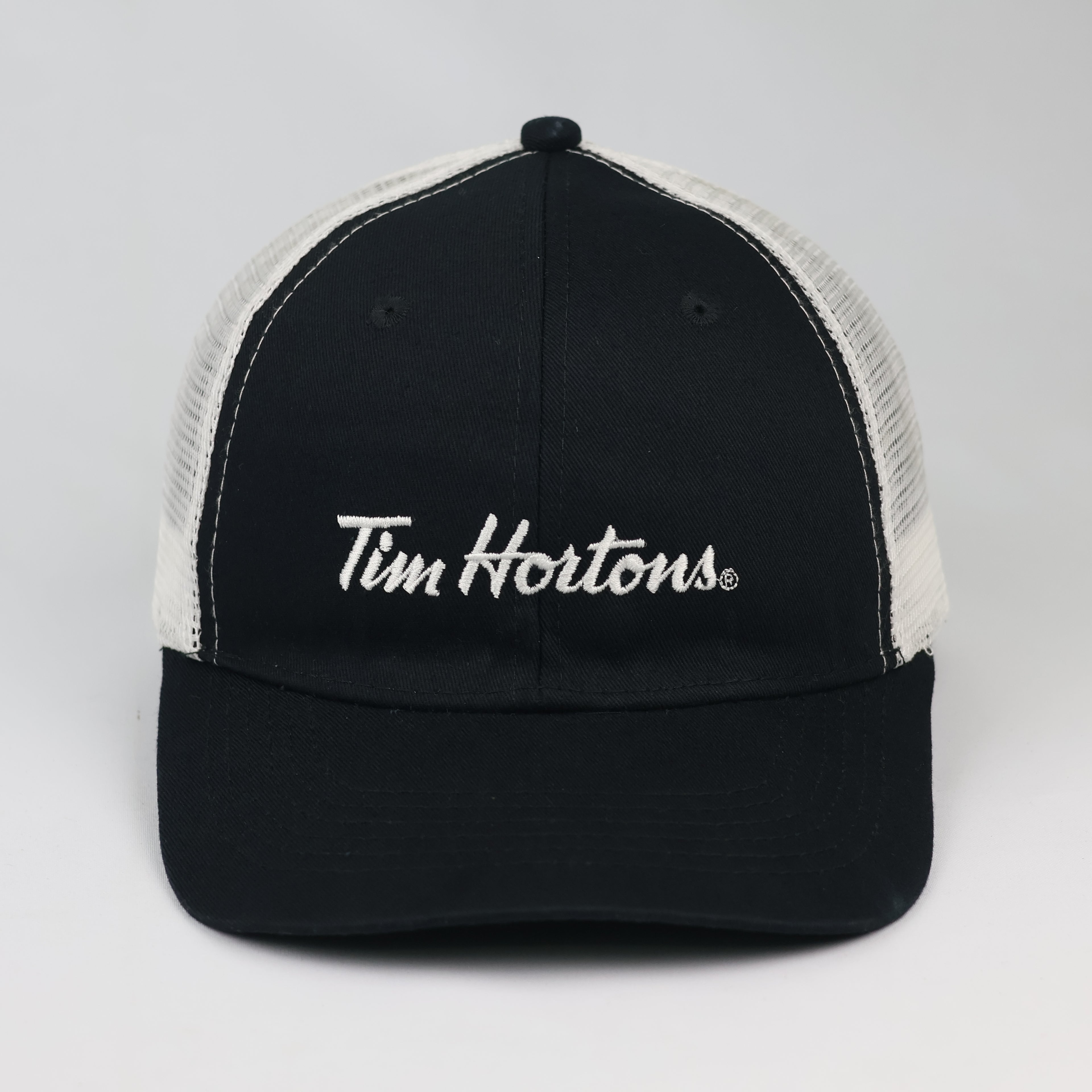 Tim Hortons Classic Black Mesh Trucker Hat