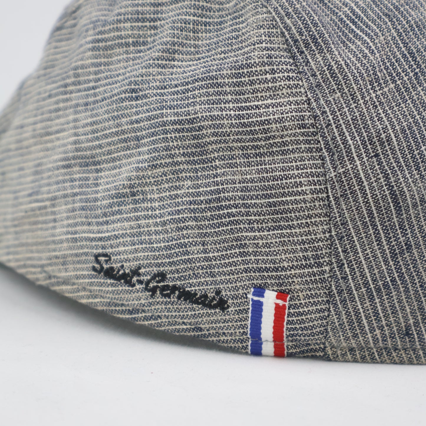 "Saint-Germain" French Flag Ivy Cap - Blue Textured