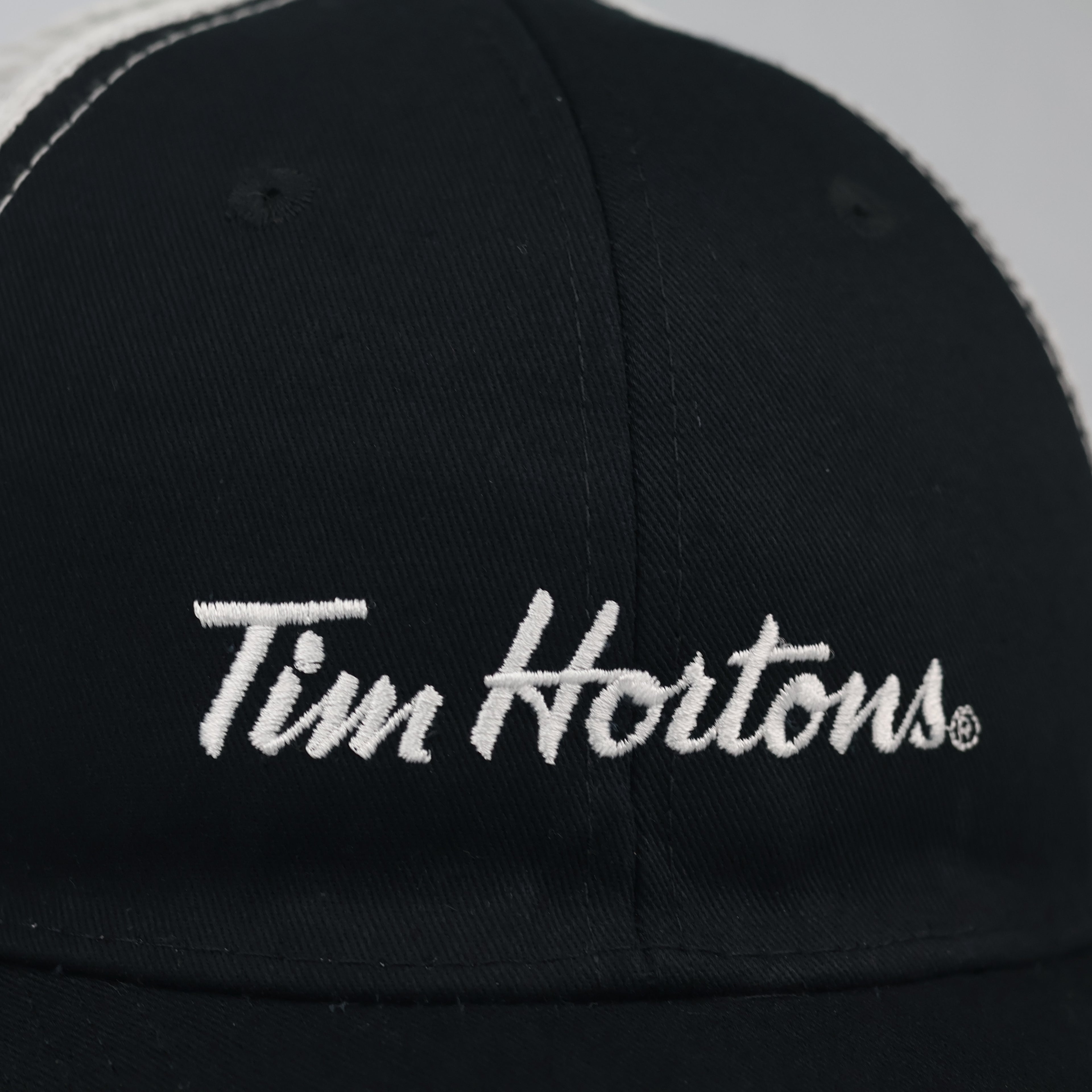 Tim Hortons Classic Black Mesh Trucker Hat