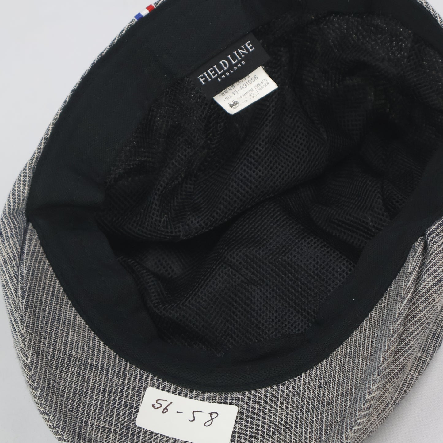 "Saint-Germain" French Flag Ivy Cap - Blue Textured