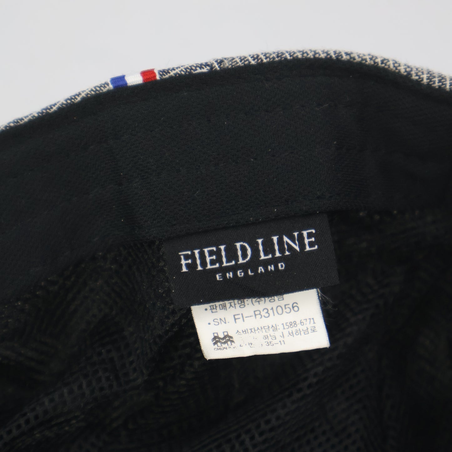 "Saint-Germain" French Flag Ivy Cap - Blue Textured