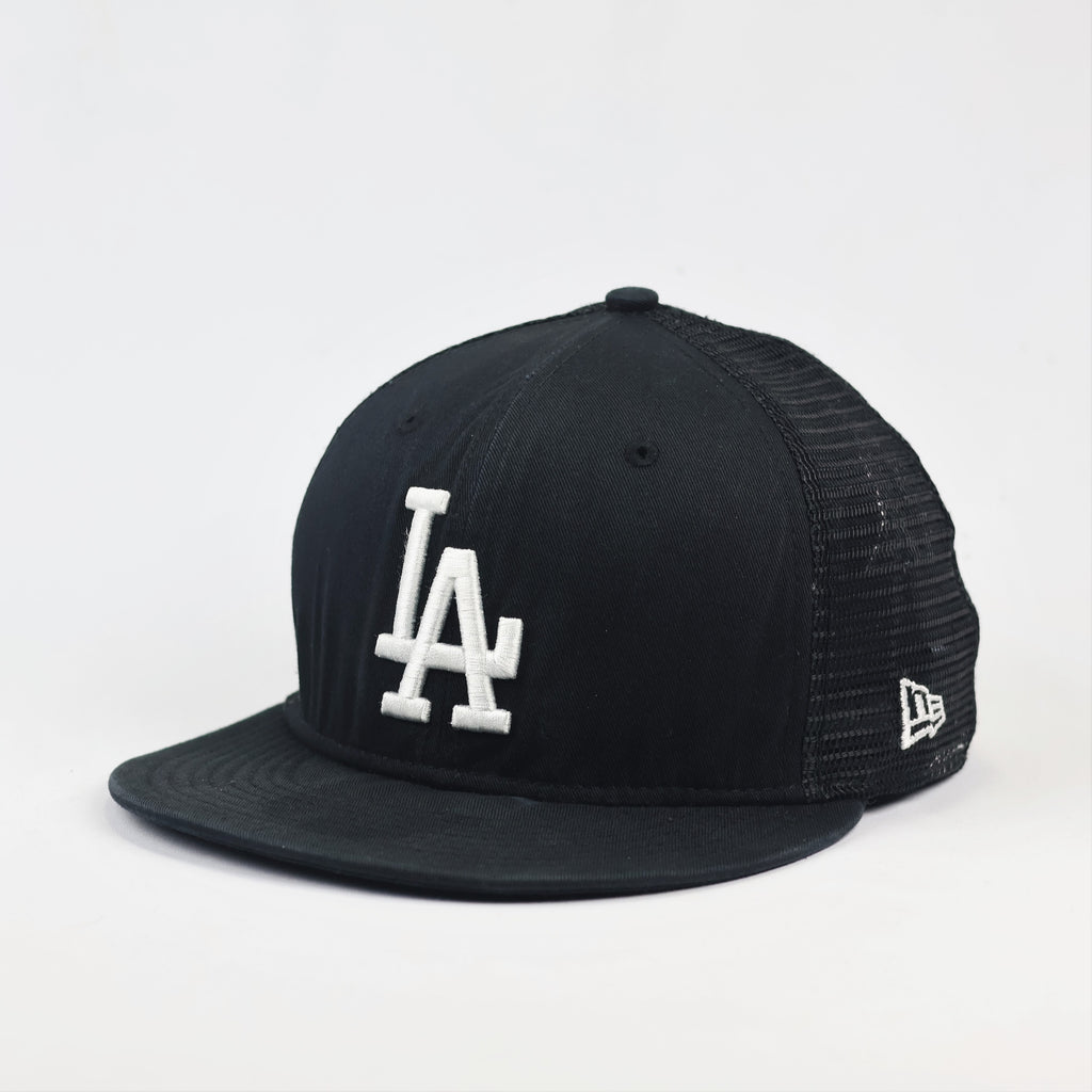 New Era 9FIFTY Los Angeles Dodgers Trucker Thrifted Hat - Black