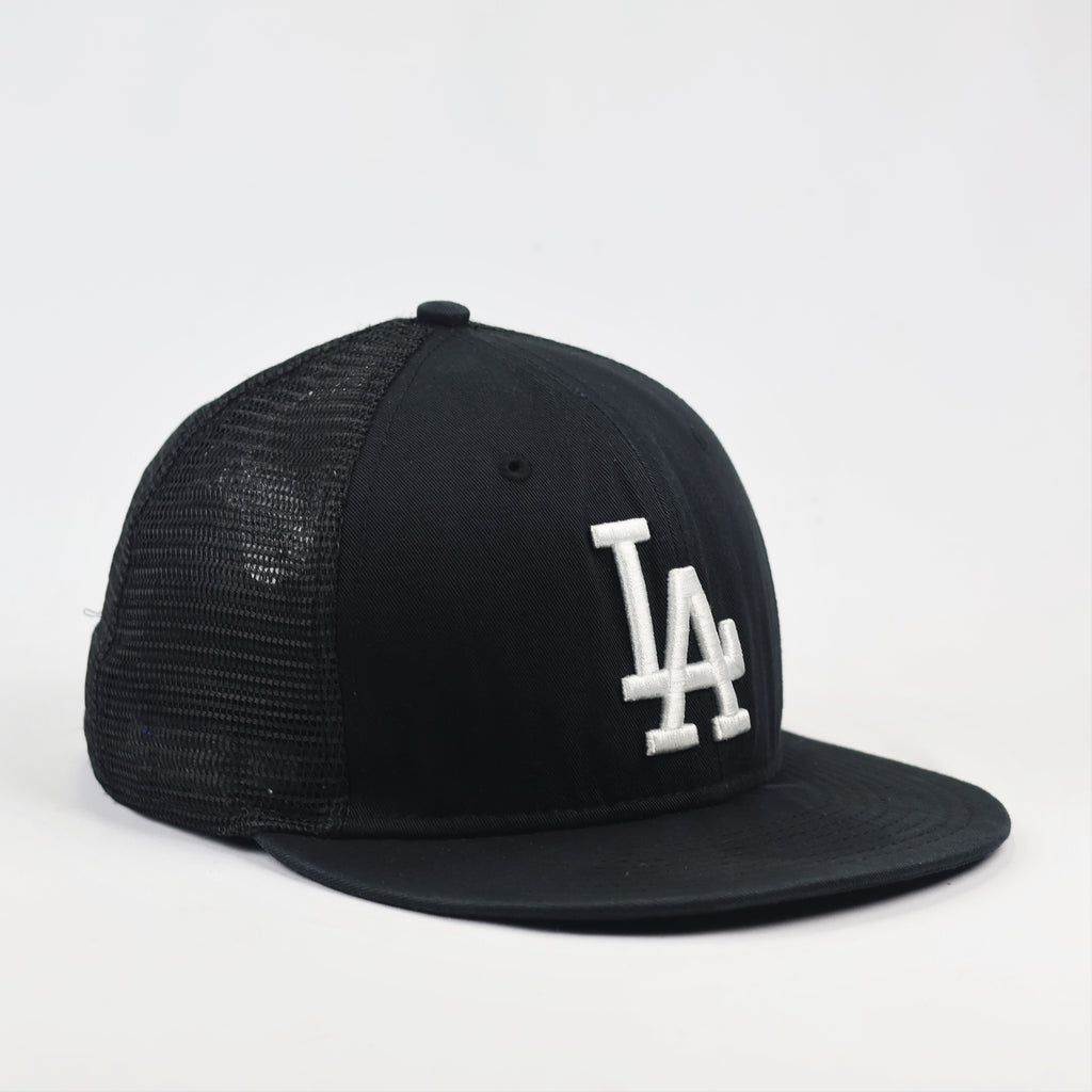 New Era 9FIFTY Los Angeles Dodgers Trucker Thrifted Hat - Black
