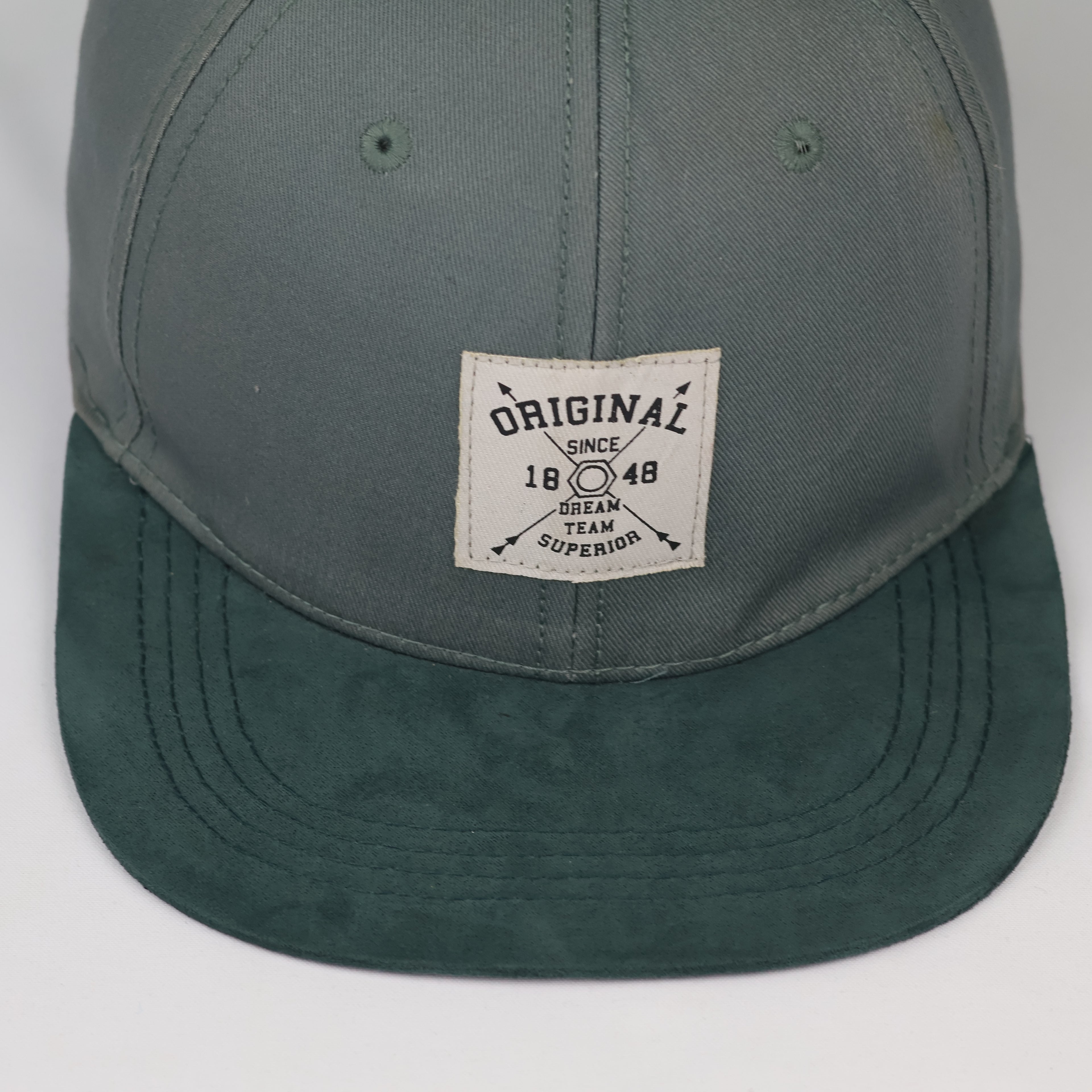 Thrifted Kiabi Original 1848 Suede Brim Team Cap