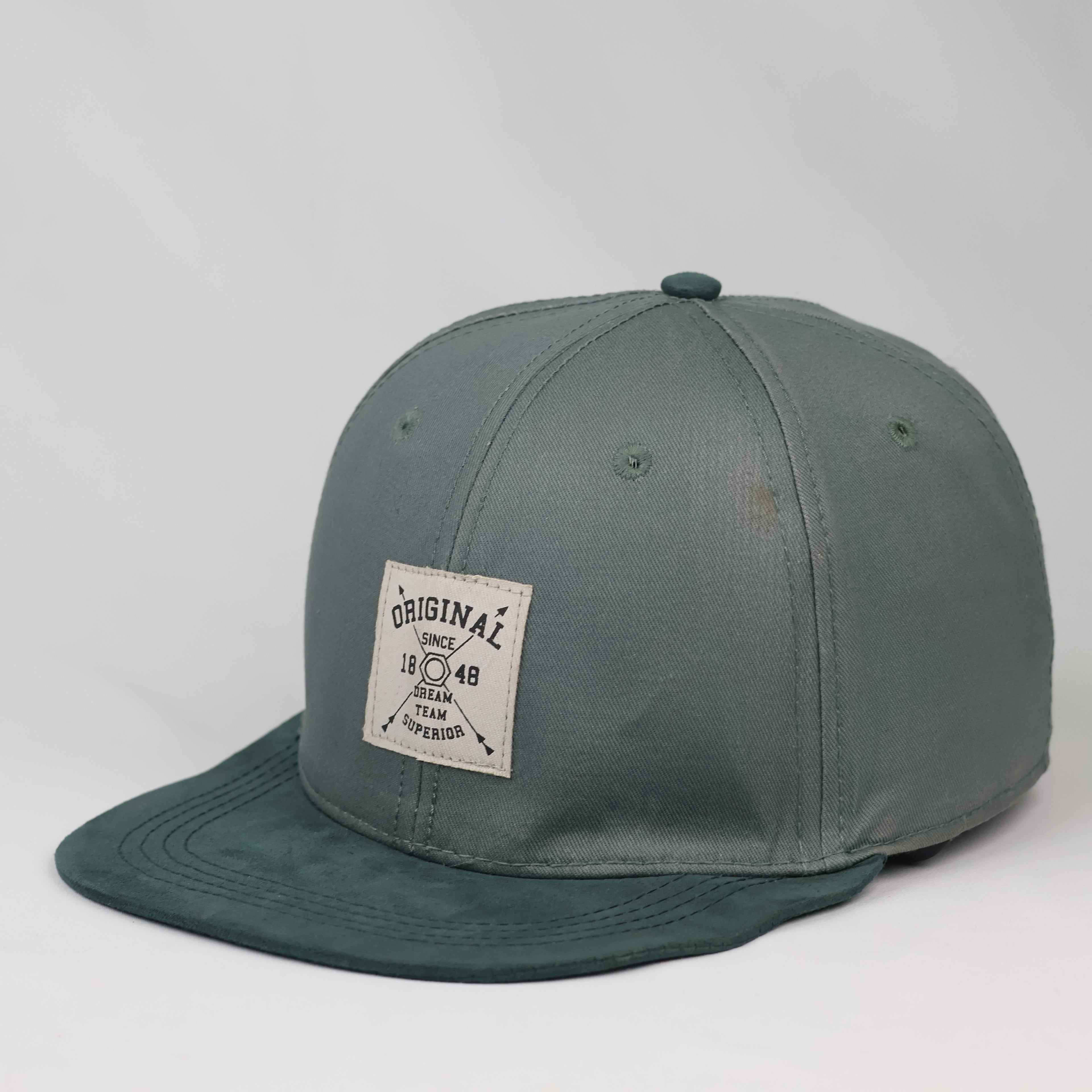 Thrifted Kiabi Original 1848 Suede Brim Team Cap