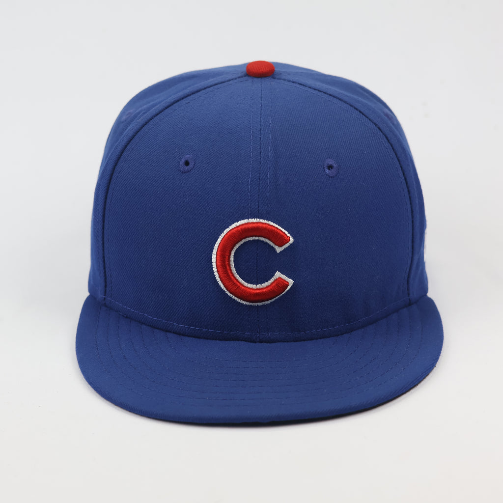 Vintage Chicago Cubs MLB Thrifted Fitted Cap by New Era - Size 7 1/4