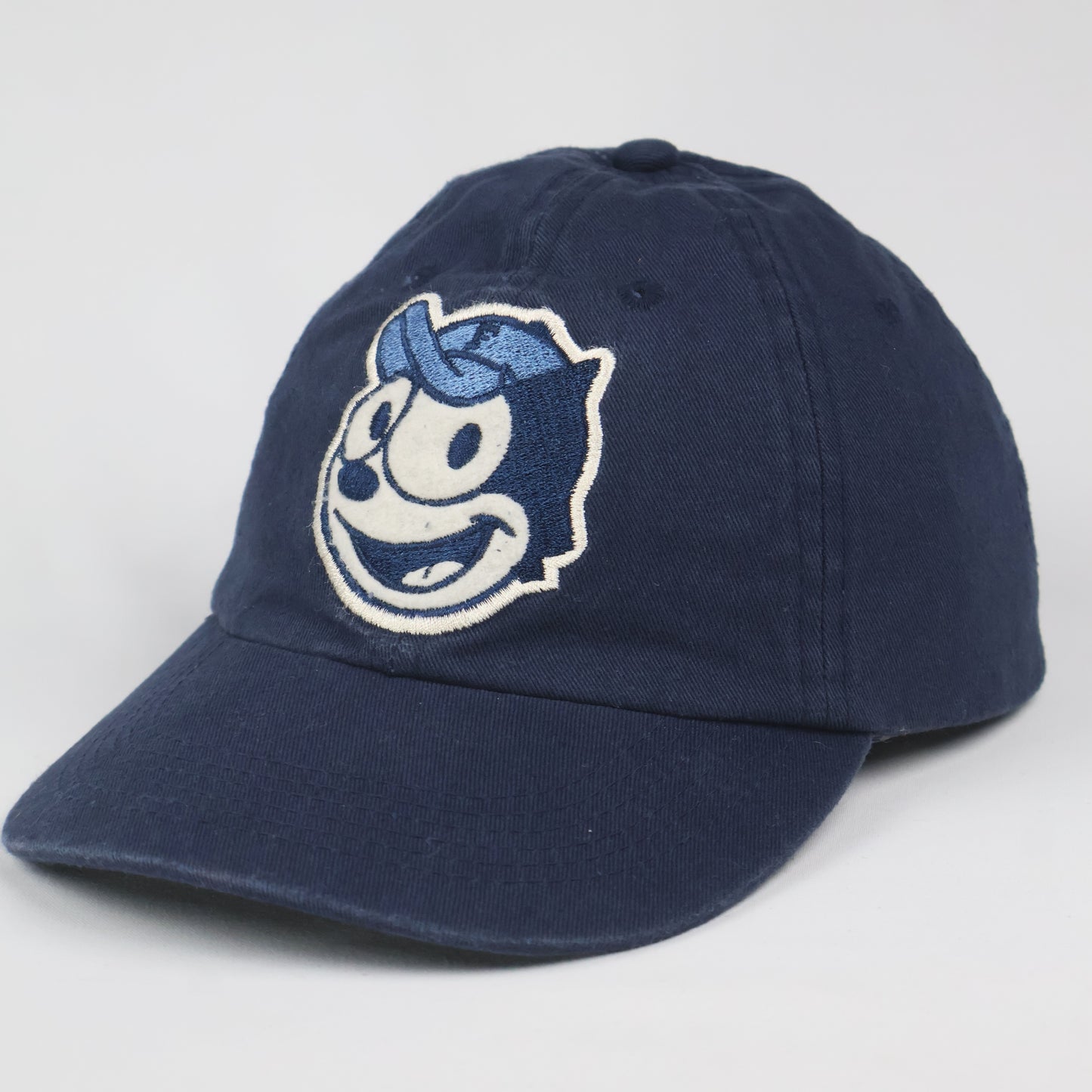 Felix the Cat" Embroidered Dad Cap - Navy (Youth Size)