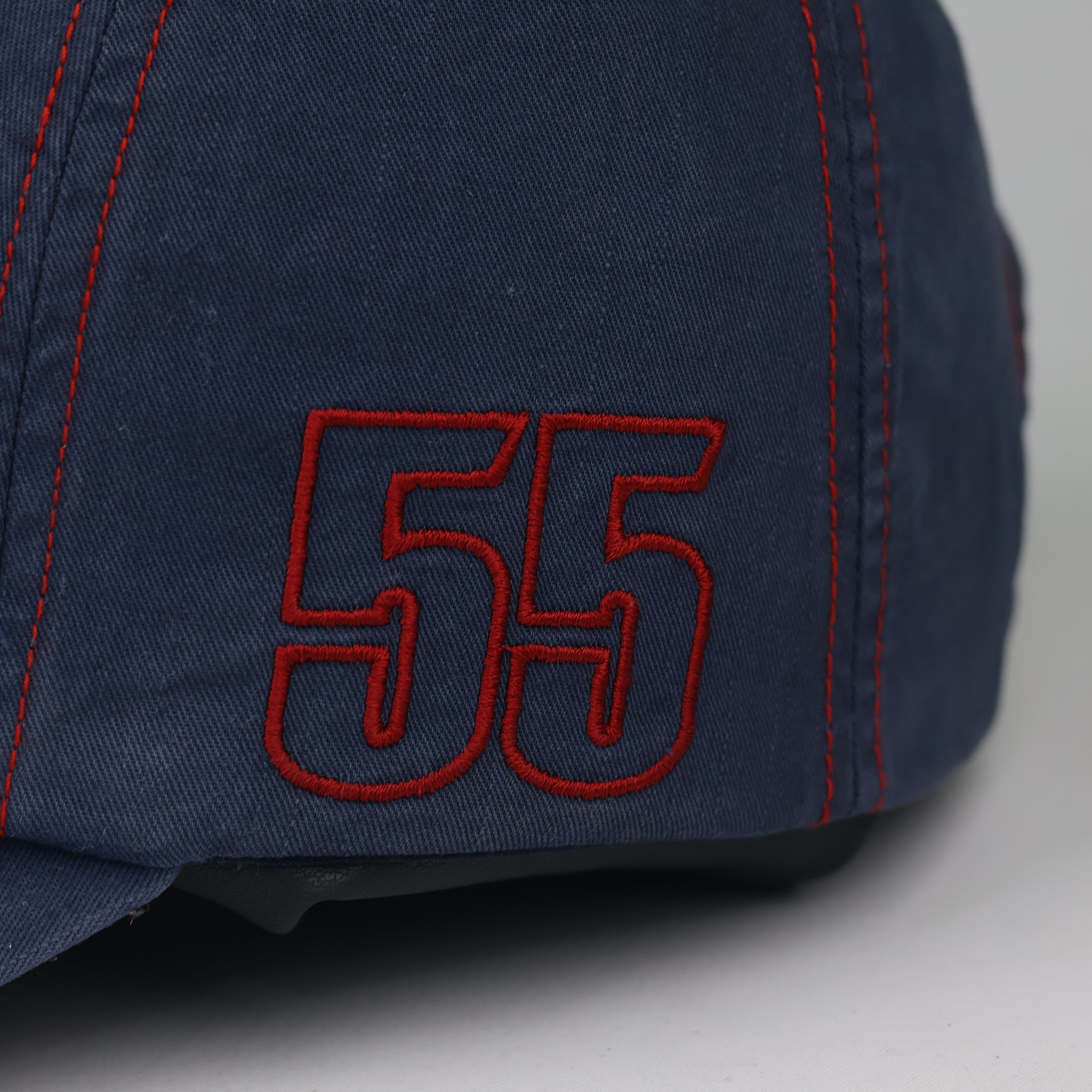 Thrifted EXR Heraldic Lion Navy Blue Strapback Dad Hat