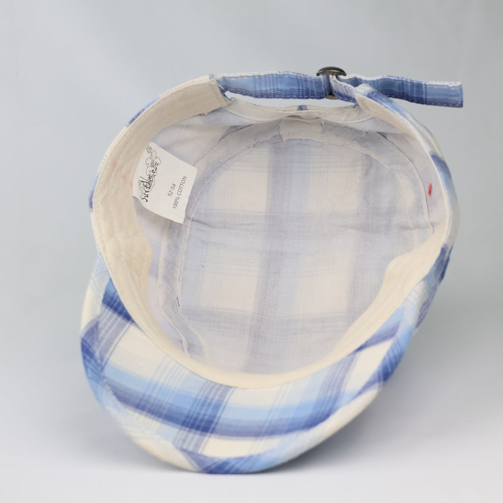 Thrifted Corsica Plaid Tartan Military Style Hat