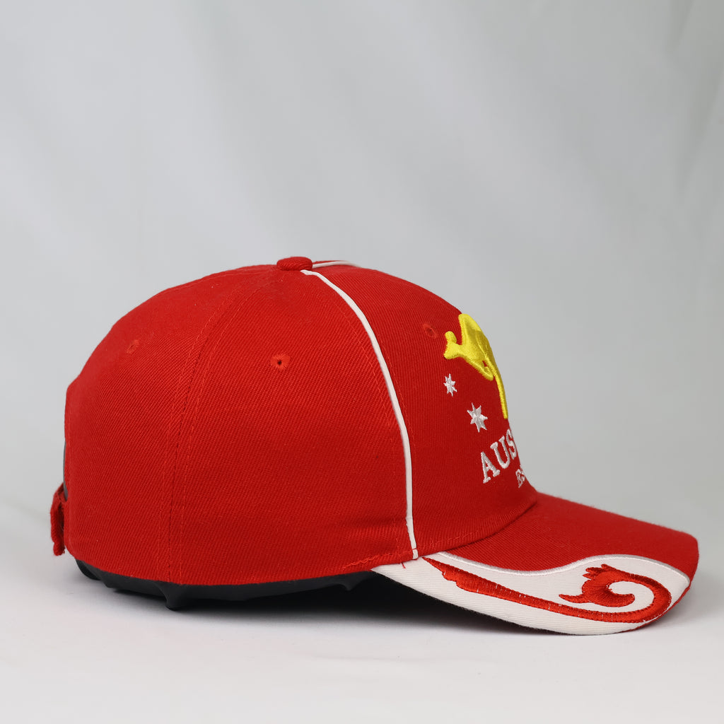 Australia Est 1788 Red Embrovenir Baseball Hat