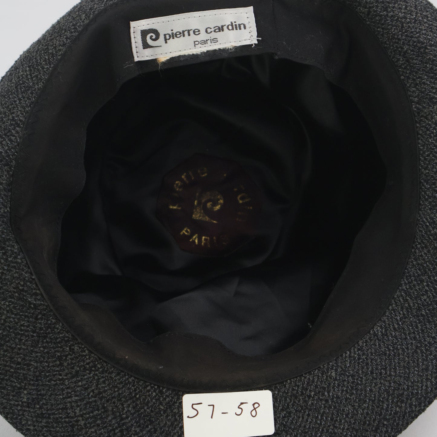 "Pierre Cardin Paris" Textured Trilby Hat - Charcoal