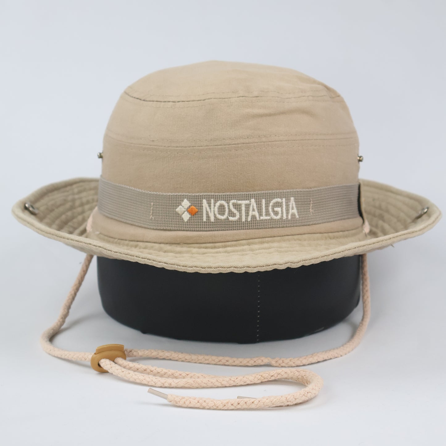 "The Nostalgia" Outdoor Boonie Hat with Chin Strap - Tan