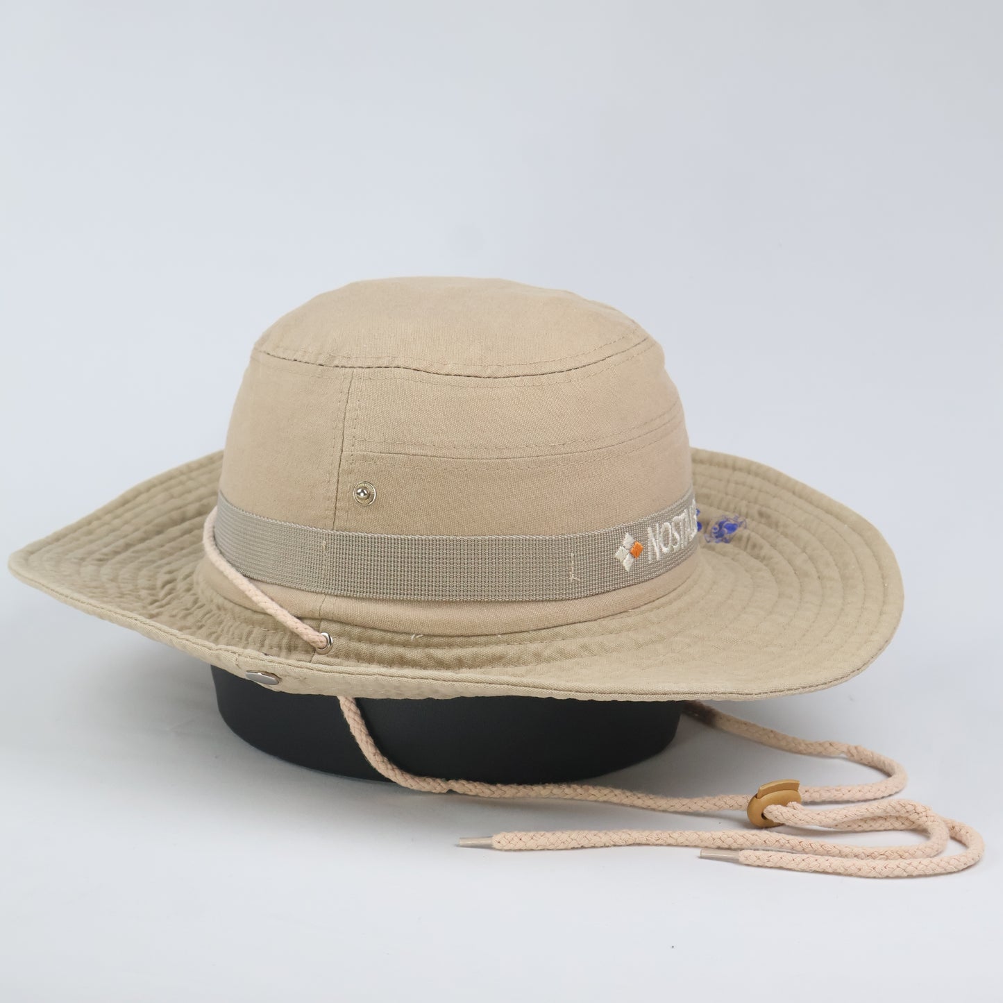 "The Nostalgia" Outdoor Boonie Hat with Chin Strap - Tan