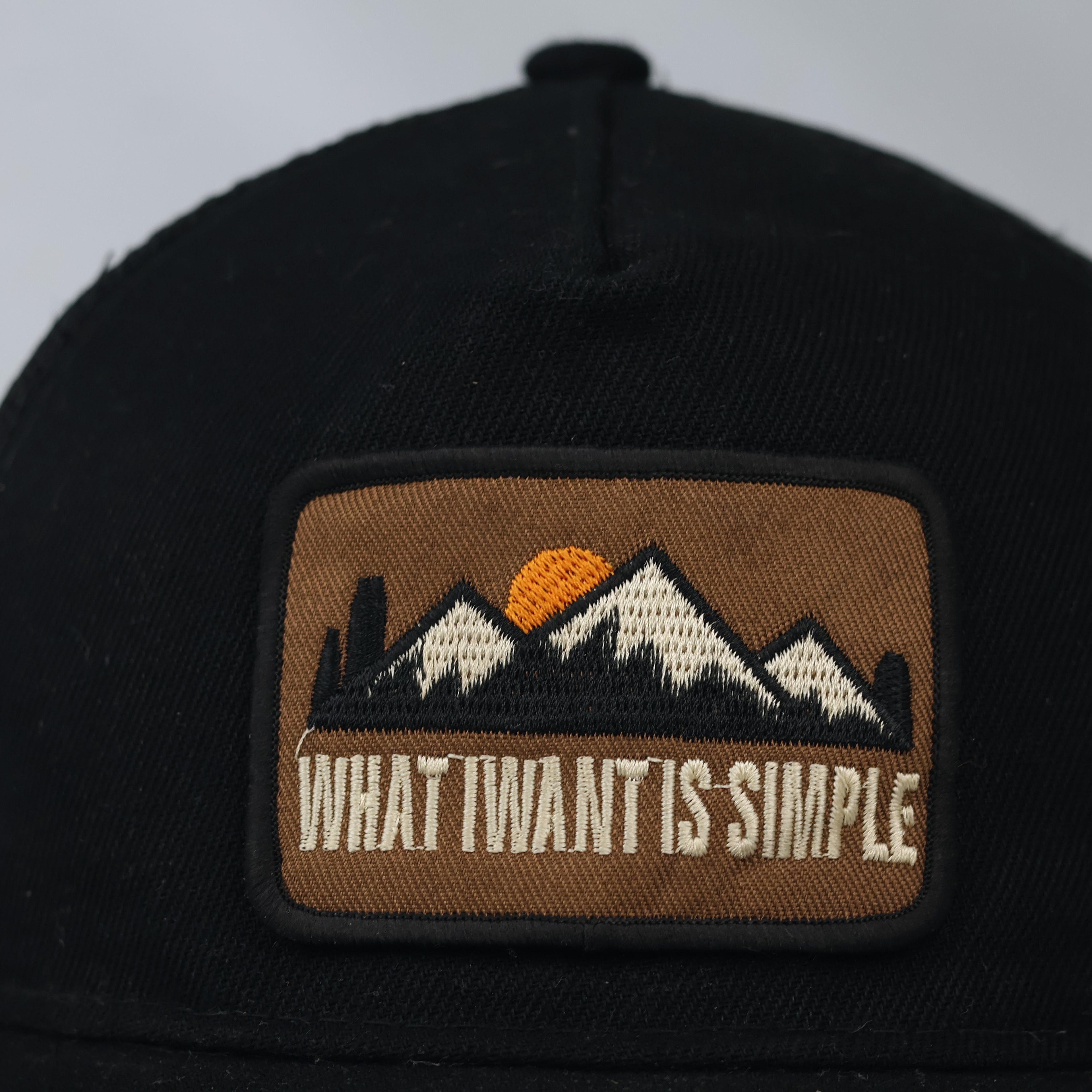 Black Mountain Graphic Mesh Snapback Trucker Hat