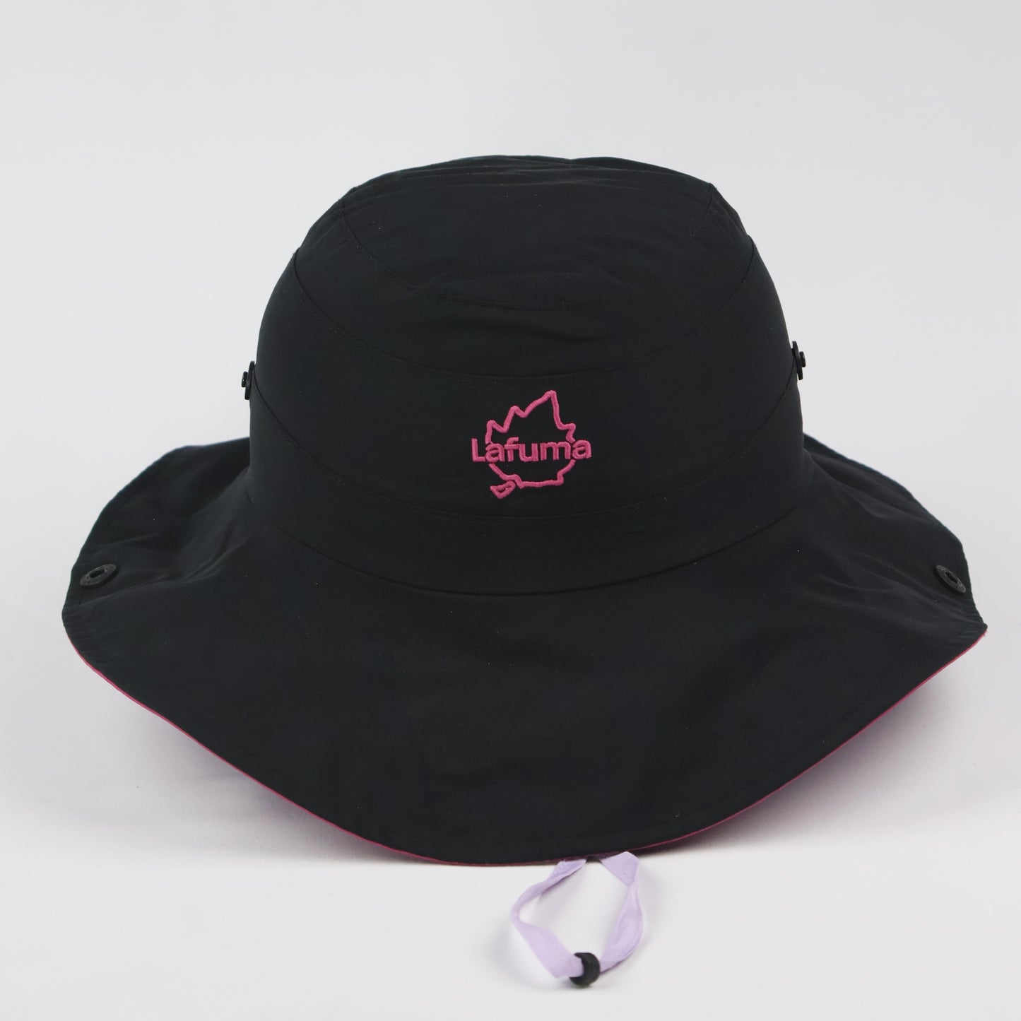 "Lafuma" Snap-Up Sun Hat - Black/Purple (55-57cm)