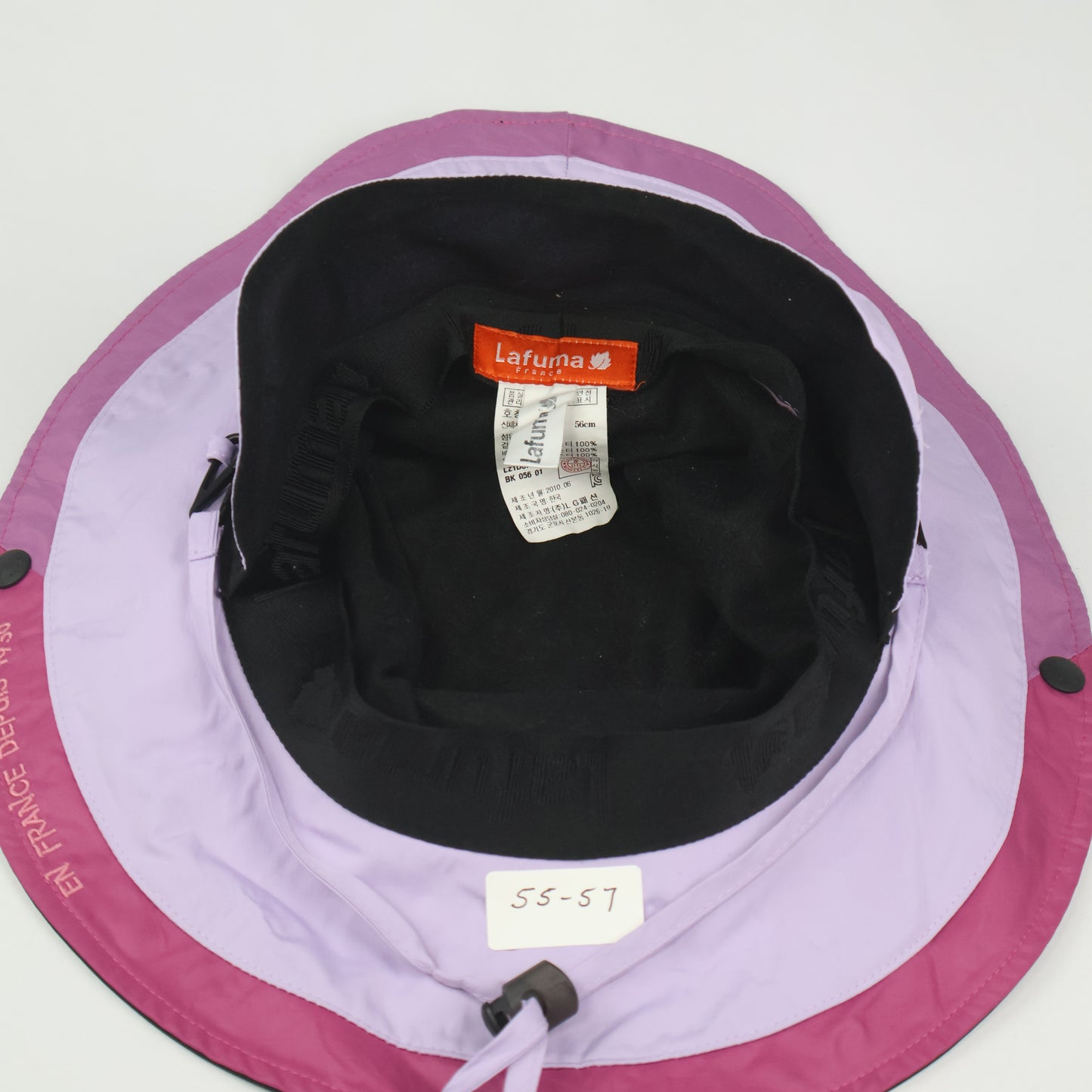 "Lafuma" Snap-Up Sun Hat - Black/Purple (55-57cm)