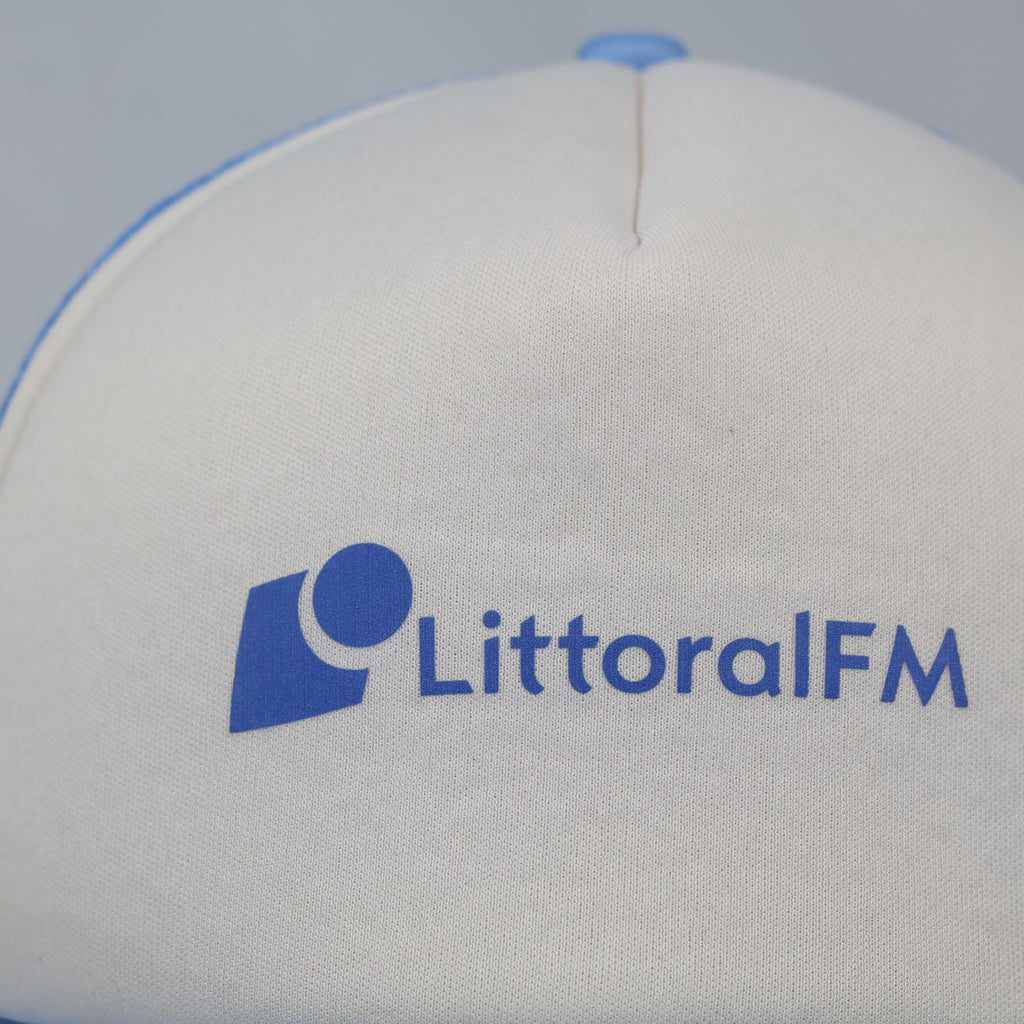 Thrifted Littoral FM Radio Promo Snapback Trucker Cap