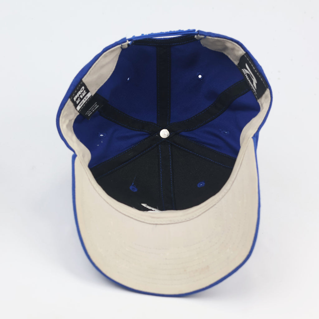 W.Angle Wide-Angle Navy Thrifted Golf Cap - Adjustable Performance Hat
