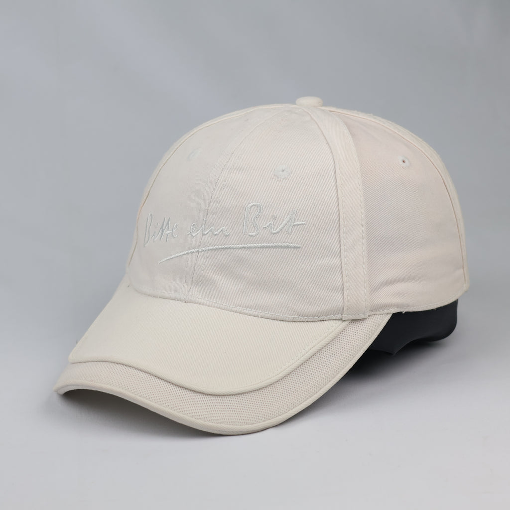 Vintage Bitte ein Bit Cream Cotton German Brewery Dad Hat