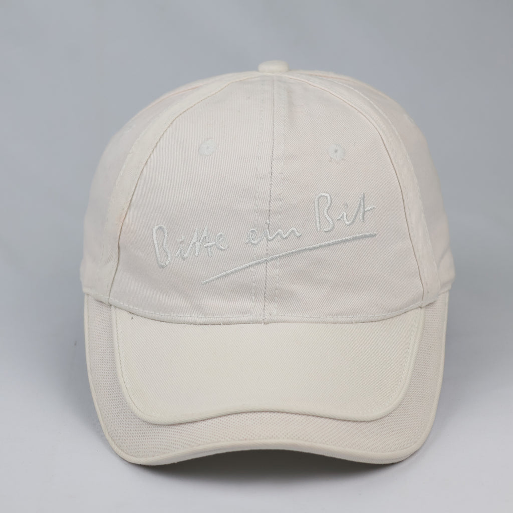 Vintage Bitte ein Bit Cream Cotton German Brewery Dad Hat