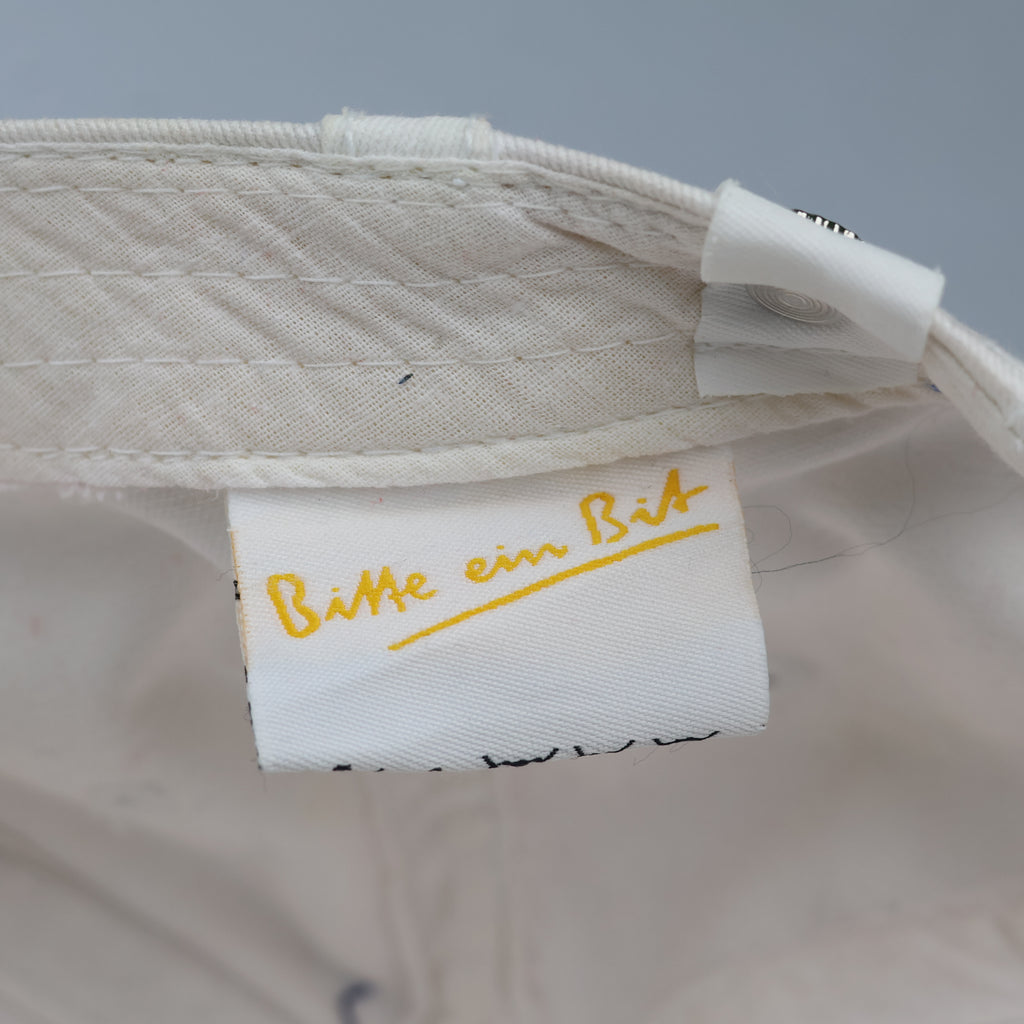 Vintage Bitte ein Bit Cream Cotton German Brewery Dad Hat