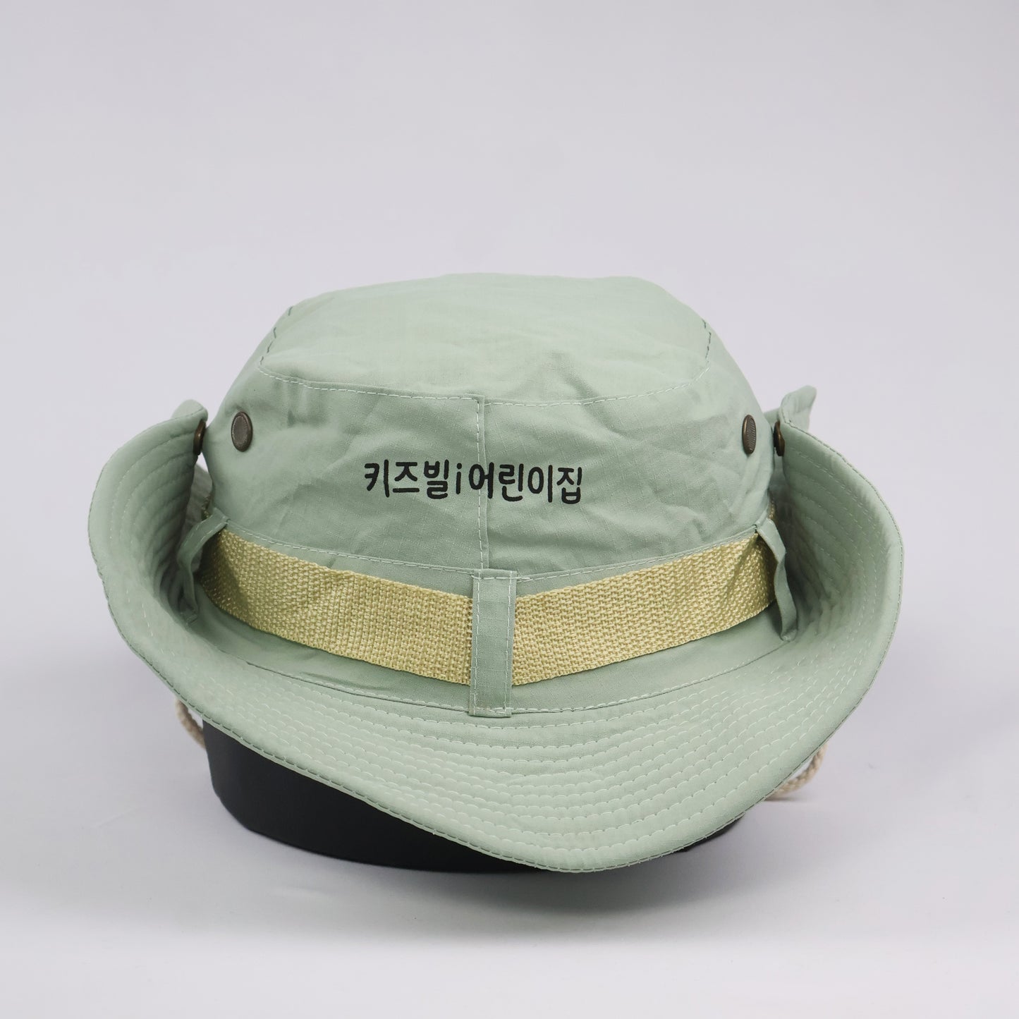 "Charm Jinju" Korean Promo Boonie Hat - Mint Green