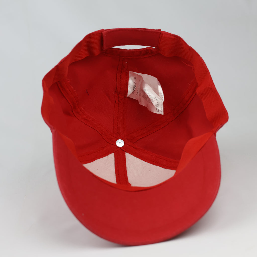 Thrifted Chervo Italy Red Lightweight Golf Dad Hat