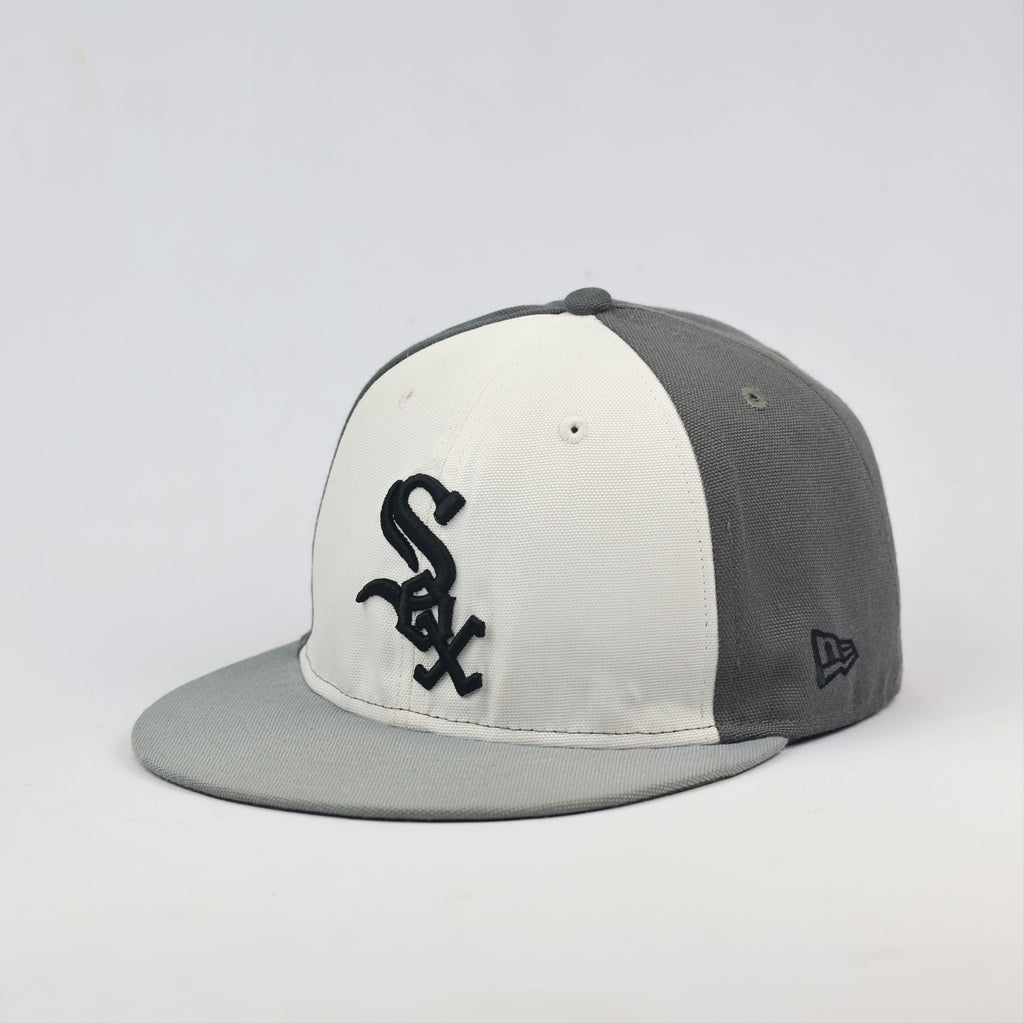New Era 59FIFTY Chicago White Sox Thrifted Fitted Hat - Grey & White