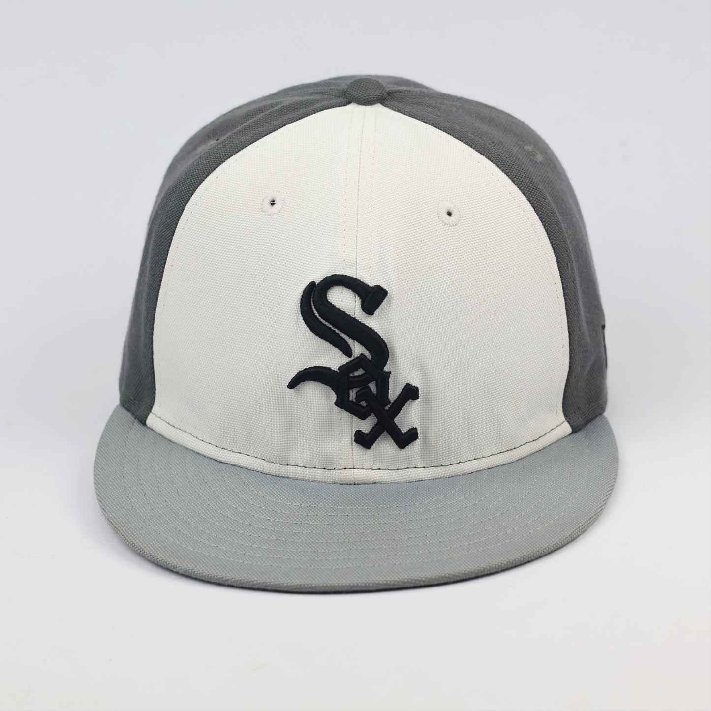New Era 59FIFTY Chicago White Sox Thrifted Fitted Hat - Grey & White