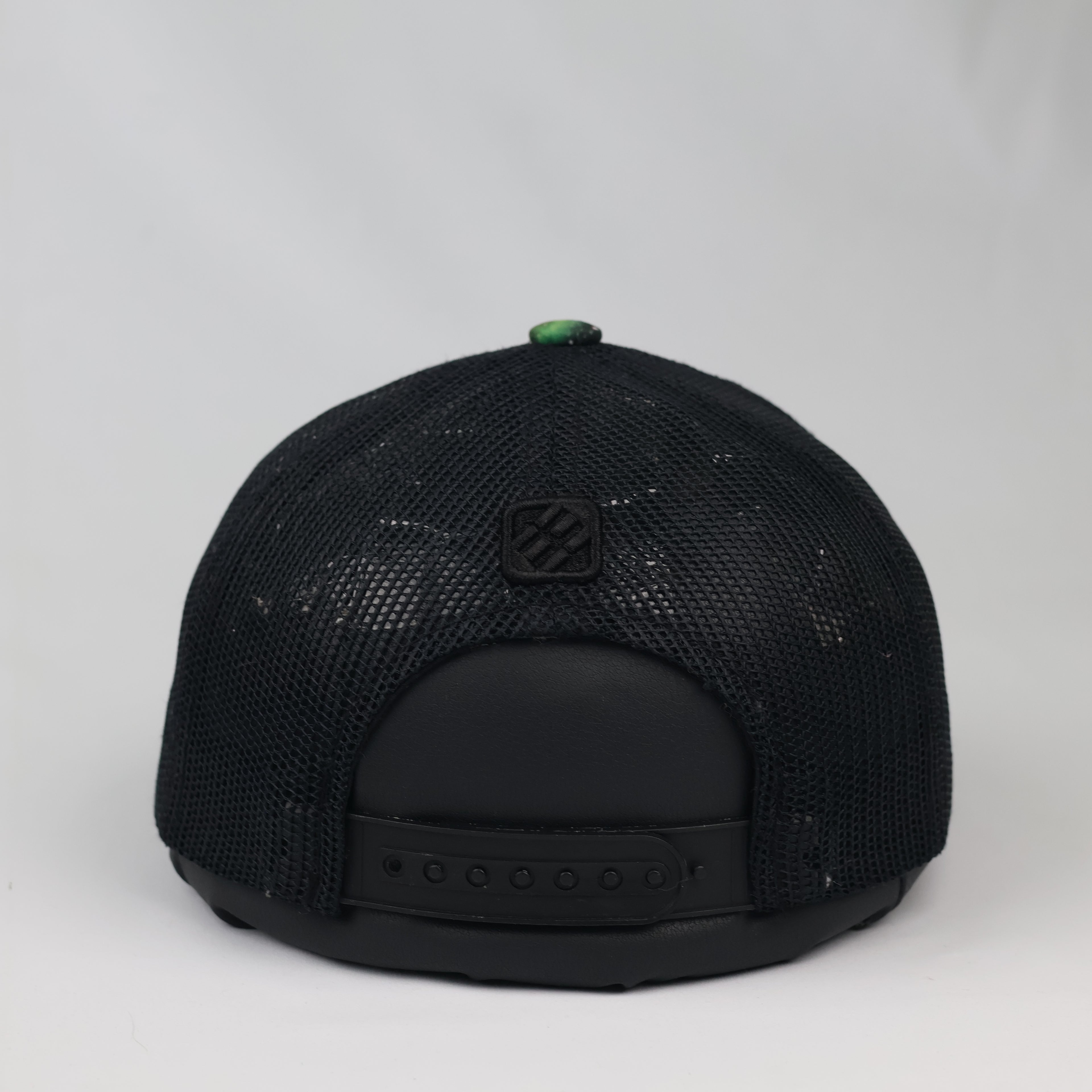 Thrifted Freegun Cosmic Nebula Flat Brim Trucker Cap