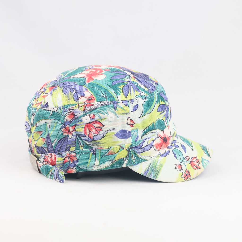 Thrifted Roxy Girl Tropical Pattern Flat Top Cap | 10312