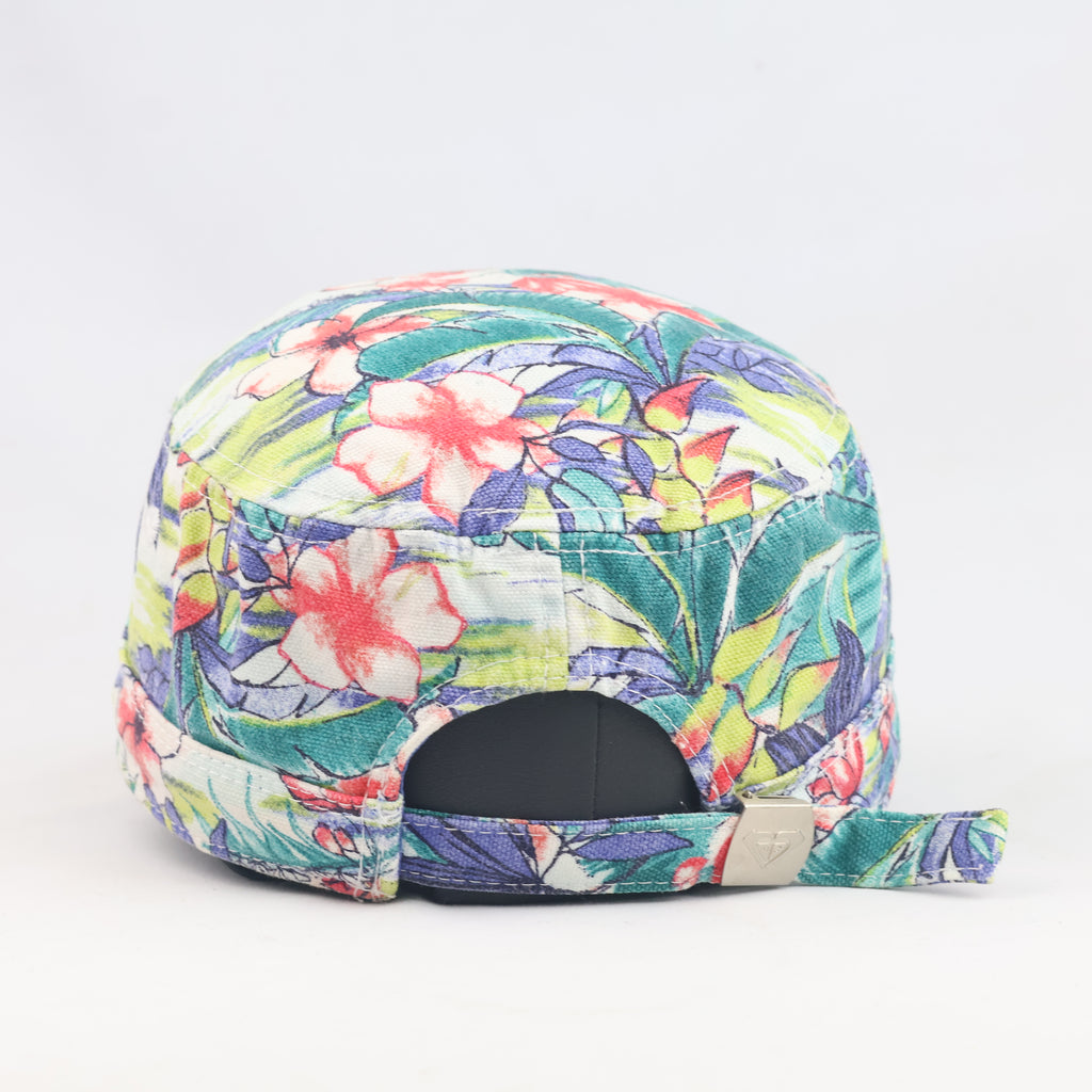 Thrifted Roxy Girl Tropical Pattern Flat Top Cap | 10312