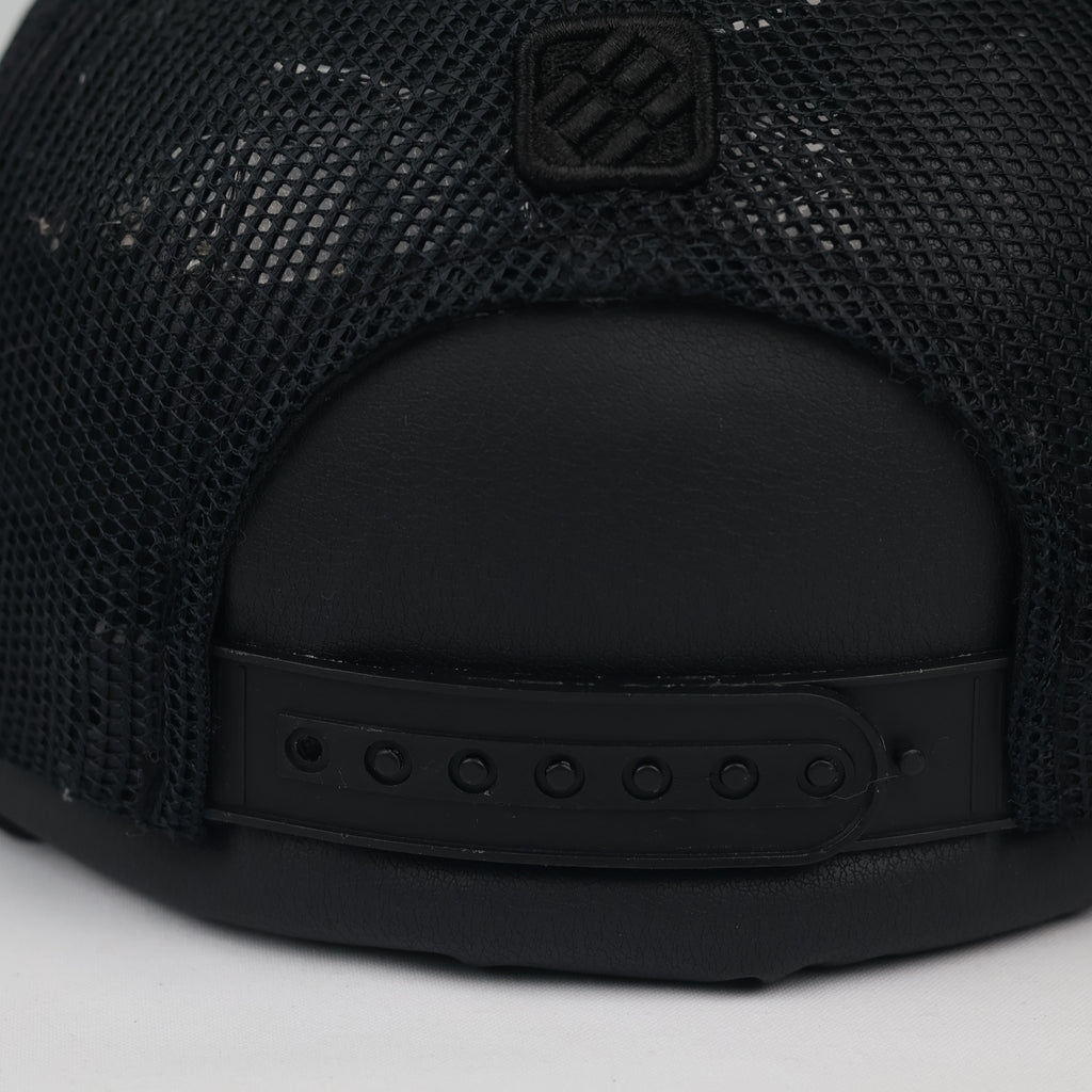 Thrifted Freegun Cosmic Nebula Flat Brim Trucker Cap
