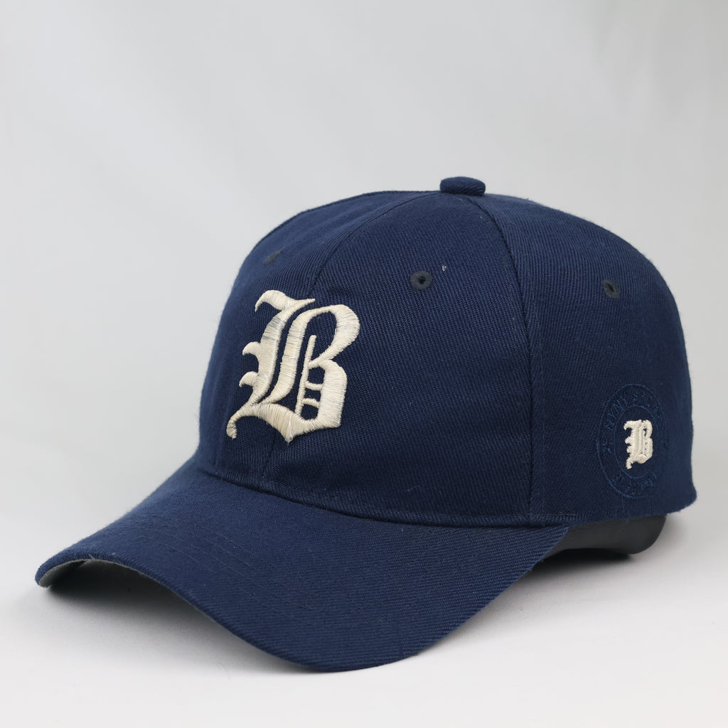 Thrifted Nyny Sports Navy Blue Cotton Dad Cap