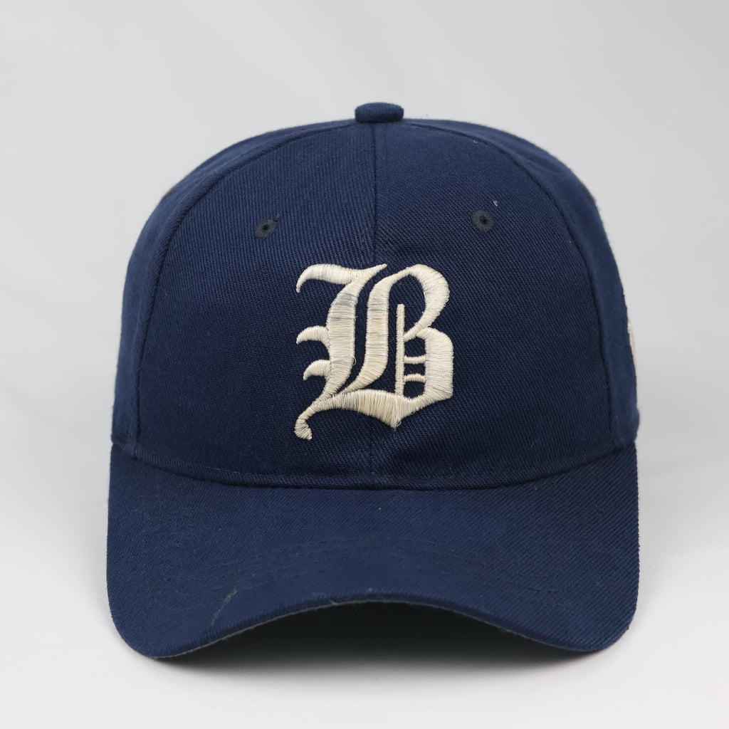 Thrifted Nyny Sports Navy Blue Cotton Dad Cap