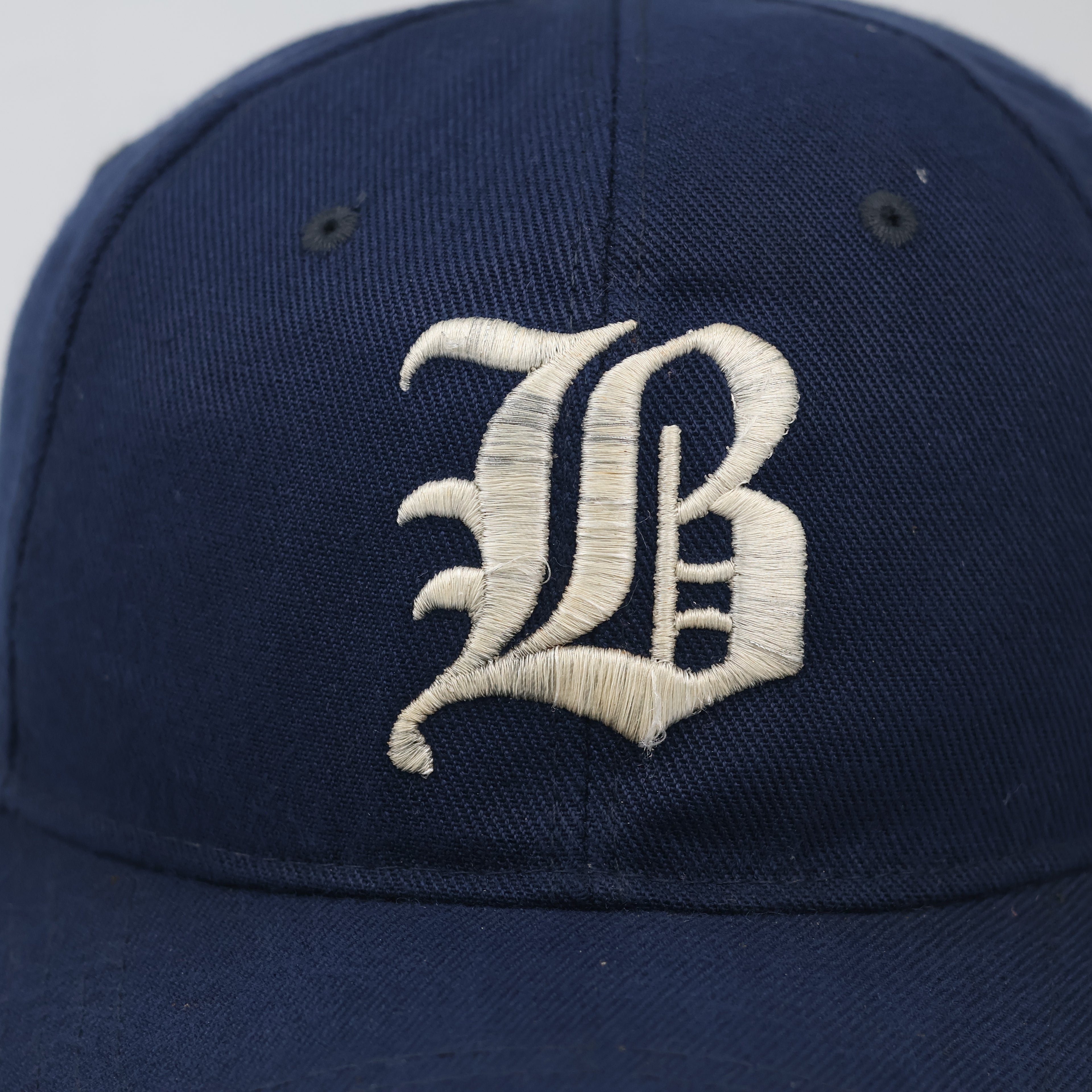 Thrifted Nyny Sports Navy Blue Cotton Dad Cap