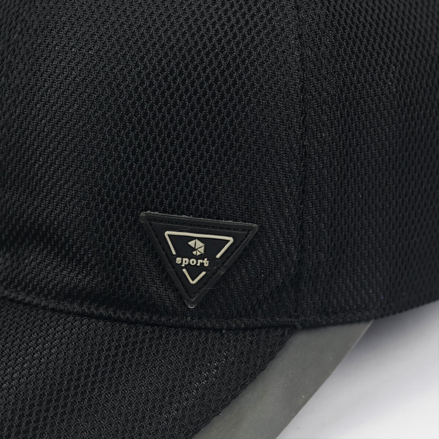 Outdoor Active Sports Mesh Breathable Performance Thrifted Cap - Black