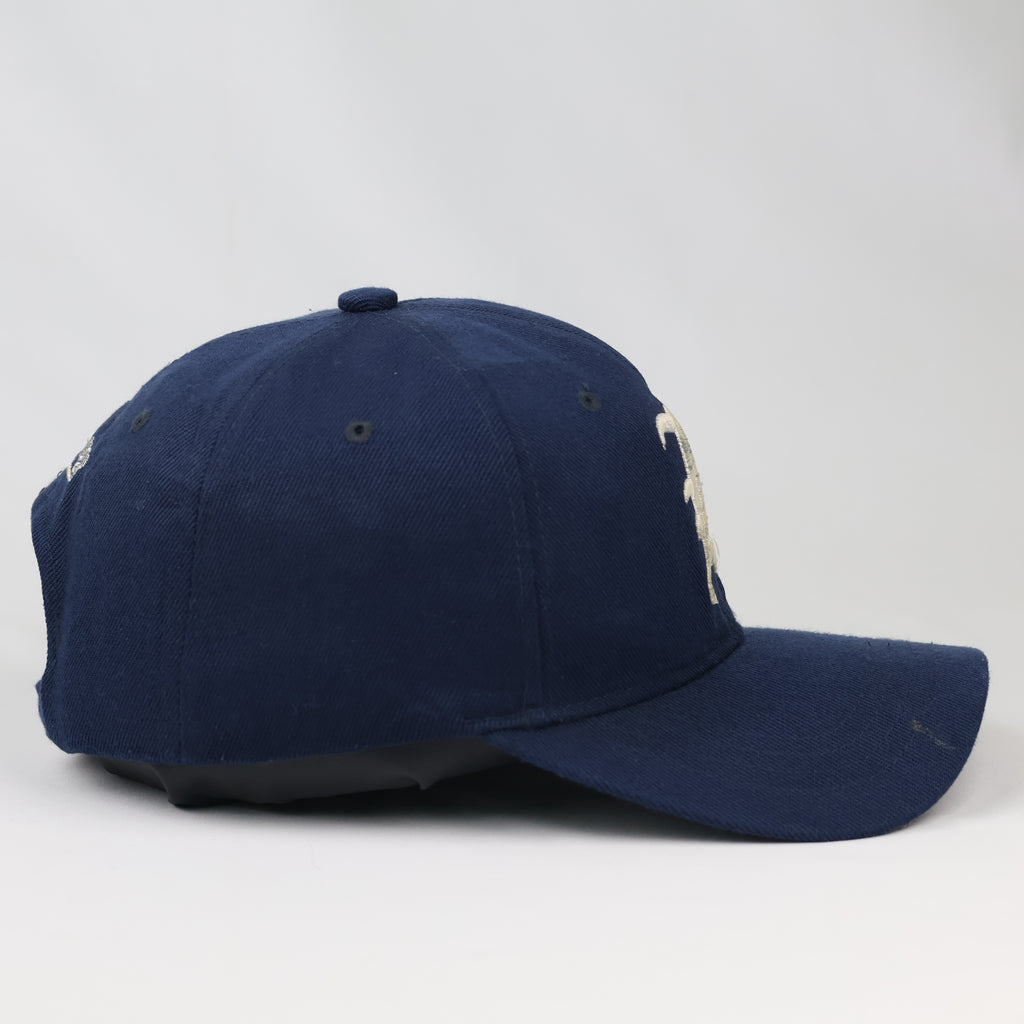 Thrifted Nyny Sports Navy Blue Cotton Dad Cap