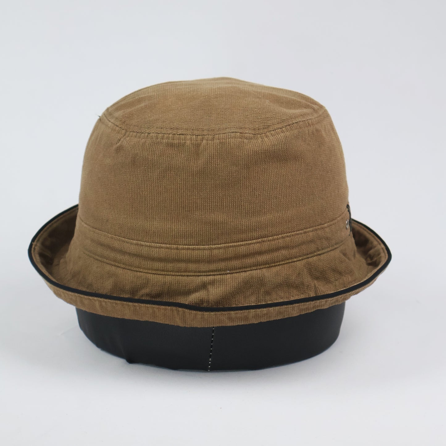 "WESTWOOD" Brown Bucket Hat with Black Trim (57-58cm)