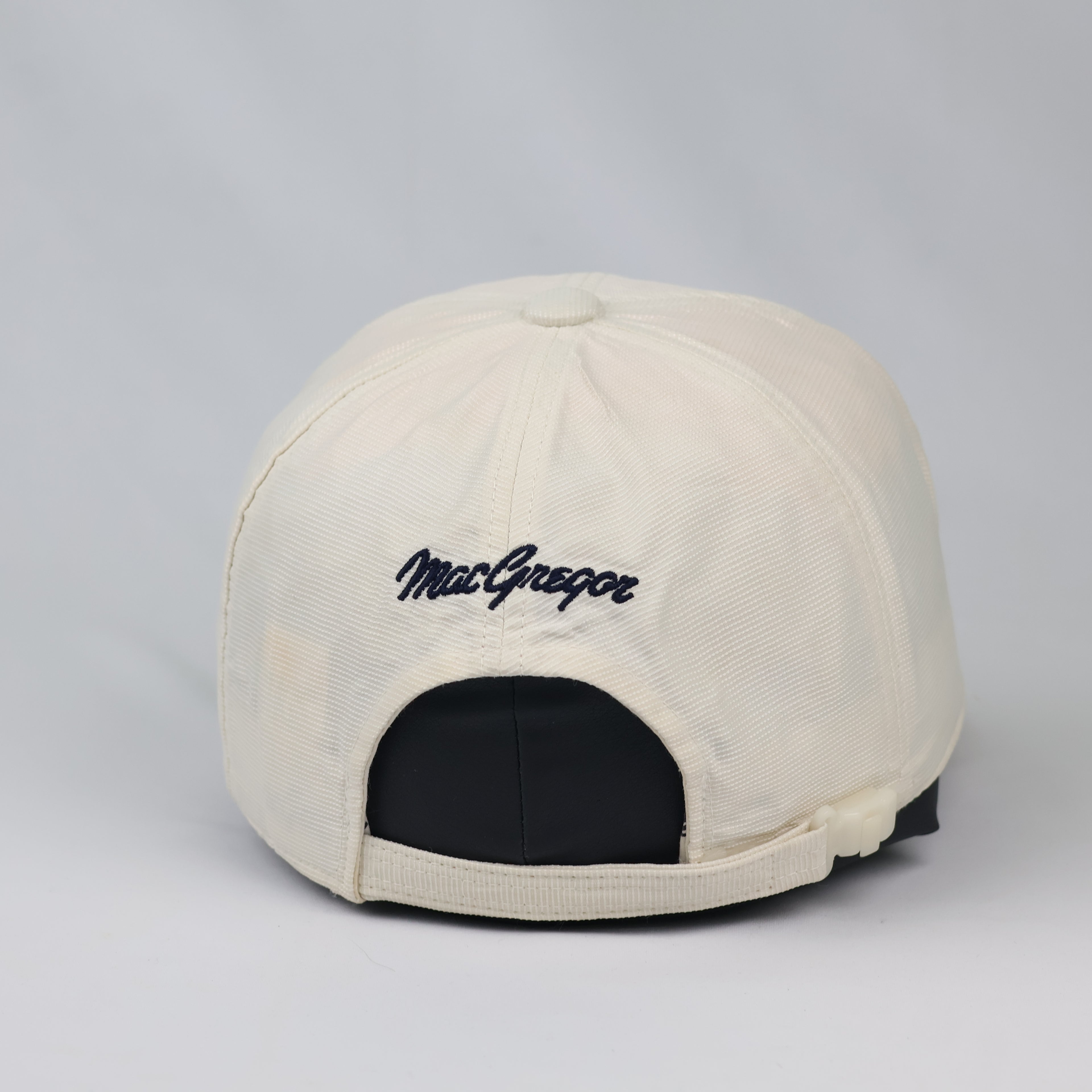 Thrifted MacGregor White Sport Strapback Baseball Hat
