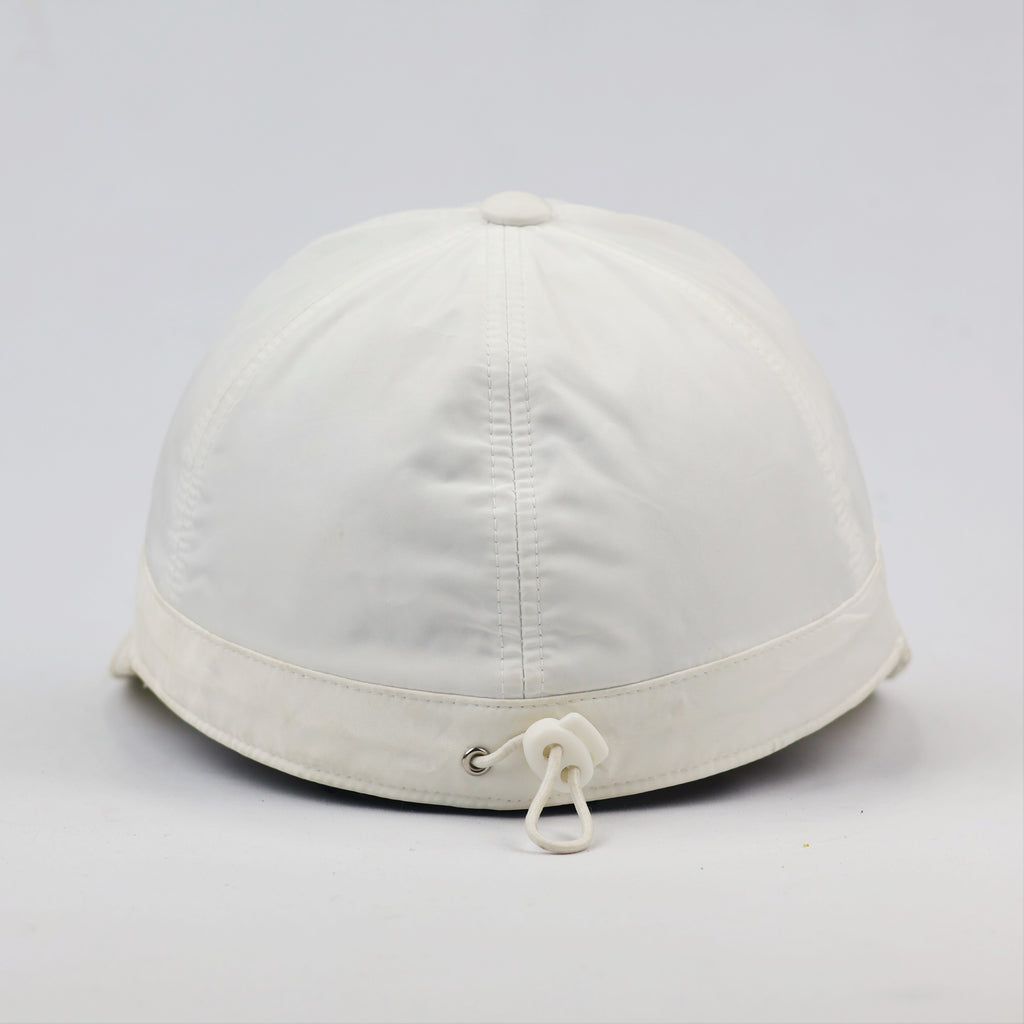 Vintage Bogner White Technical Performance Thrifted Hat with Quilted Visor