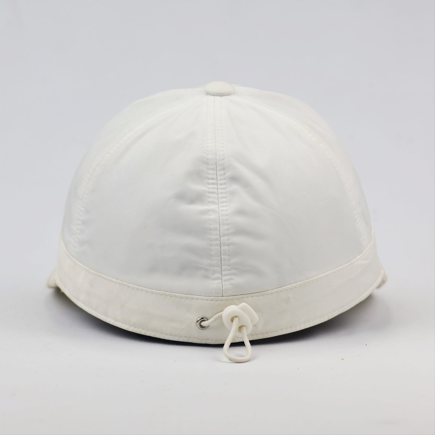 Vintage Bogner White Technical Performance Thrifted Hat with Quilted Visor