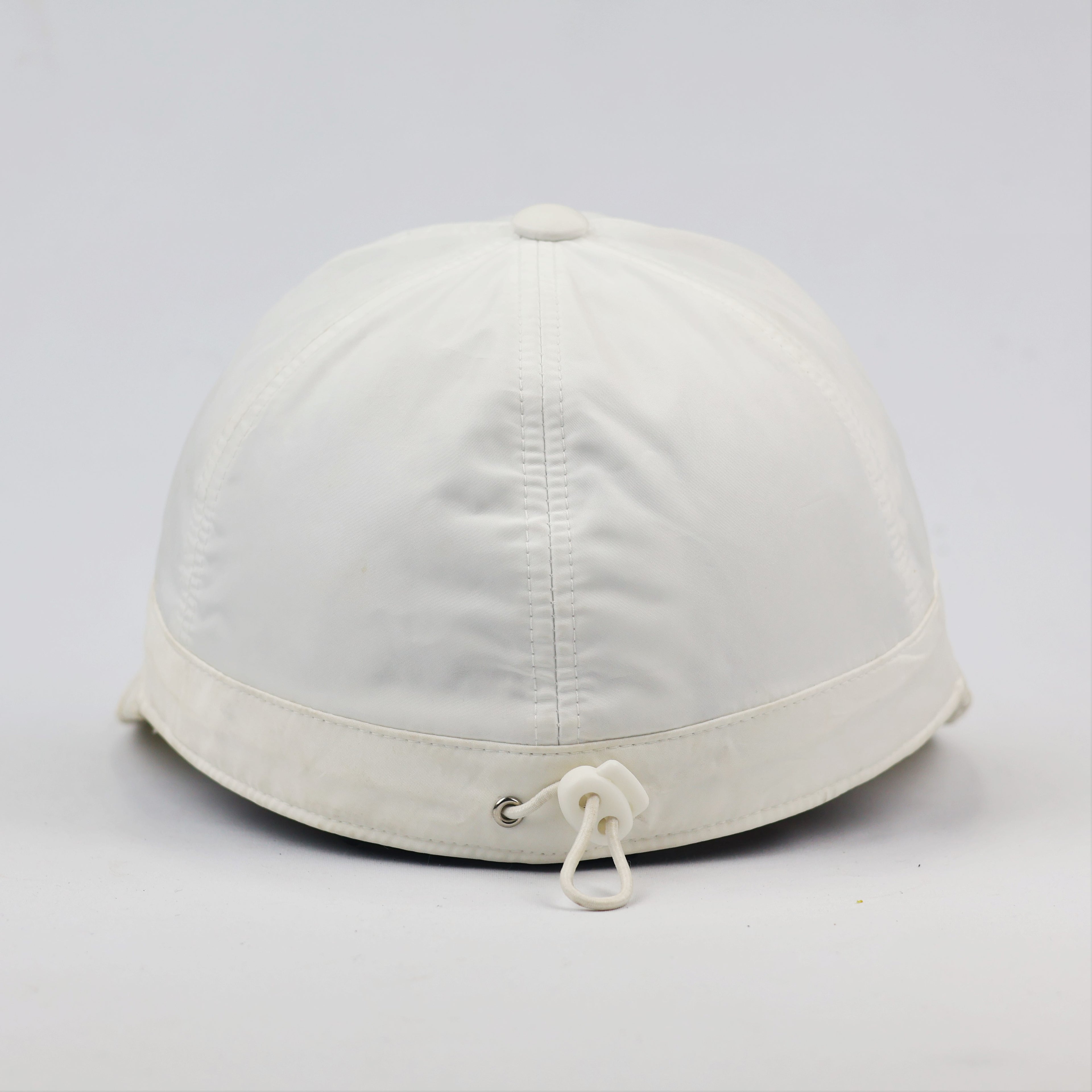 Vintage Bogner White Technical Performance Thrifted Hat with Quilted Visor