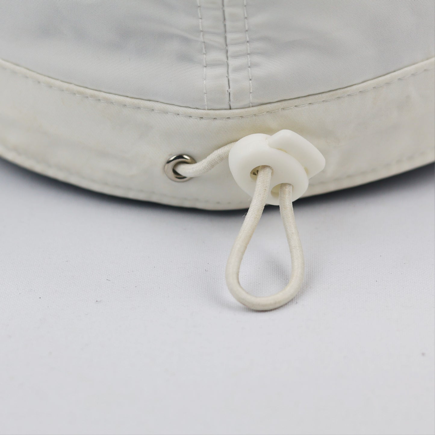 Vintage Bogner White Technical Performance Thrifted Hat with Quilted Visor